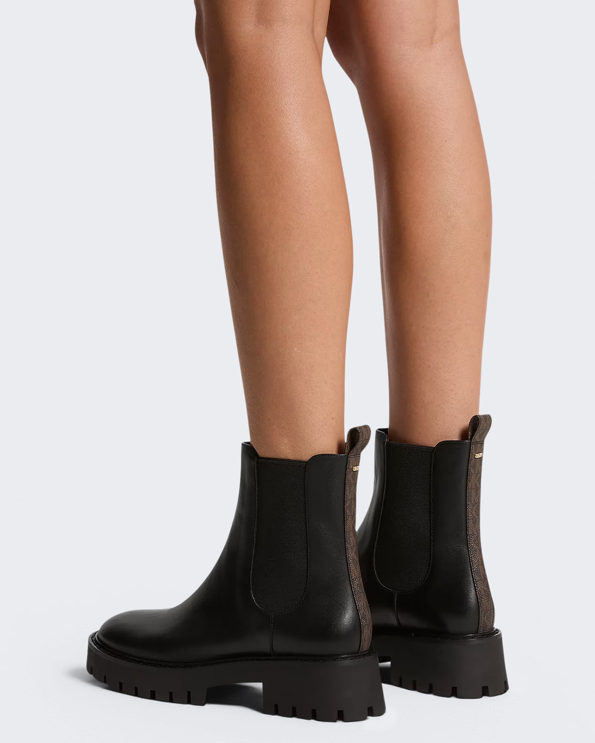 Dames Asher Flat Bootie Brown/Black