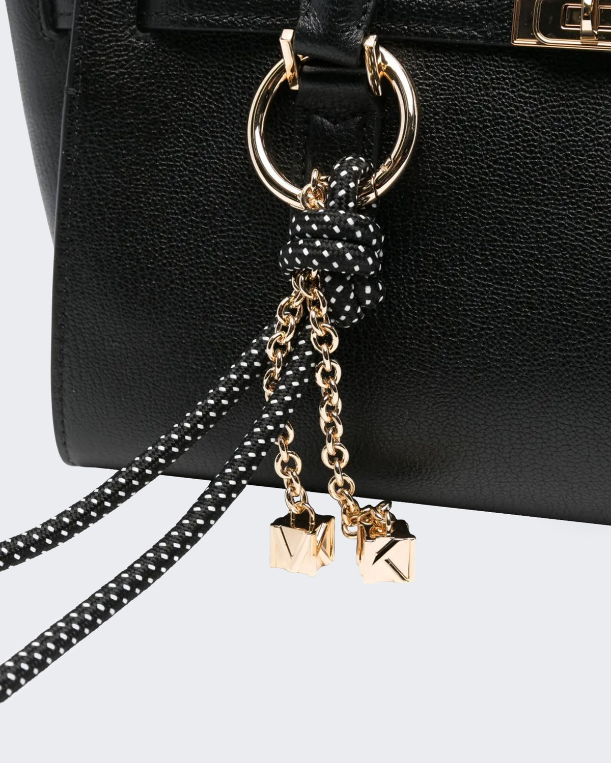 Damen Small East West Shoulder Tote Black