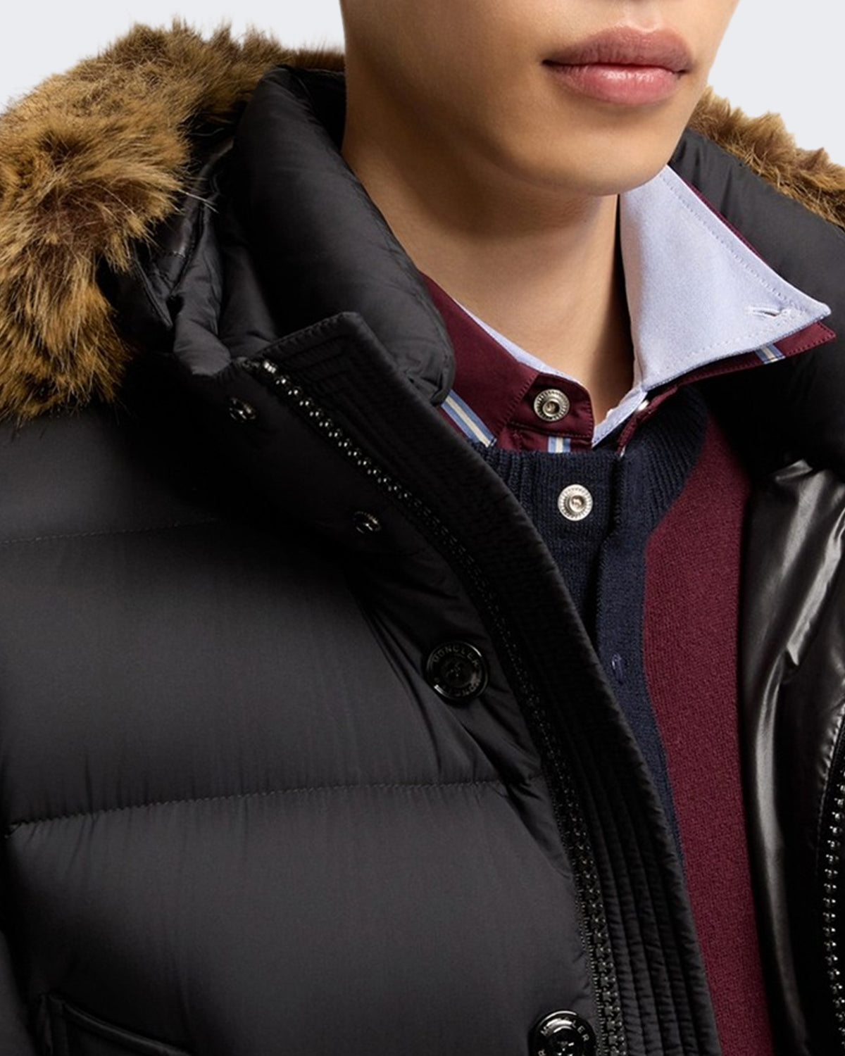 Moncler Heren Clunye Giubbotto Zwart - foto 6