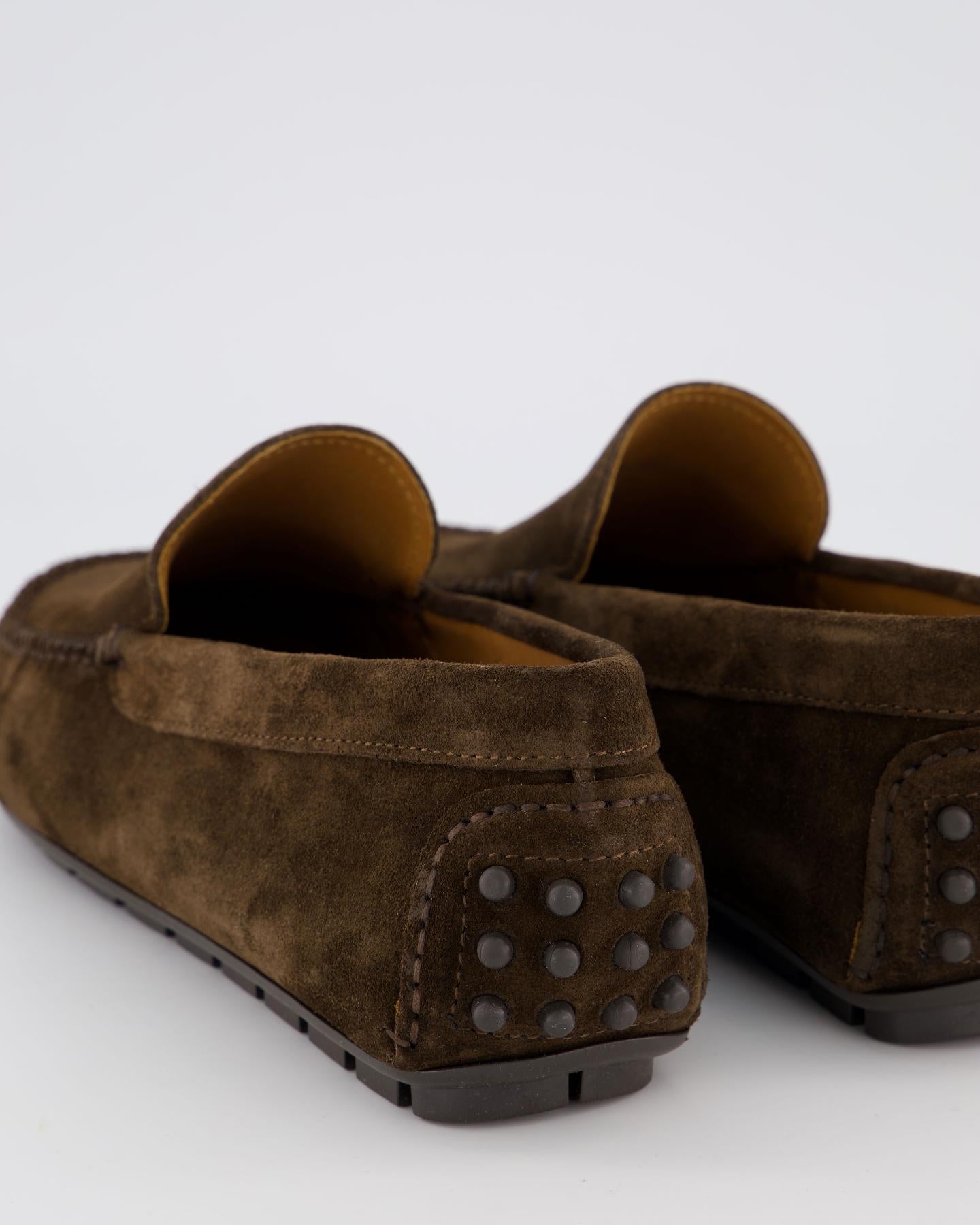 Heren Driver Loafer Bruin