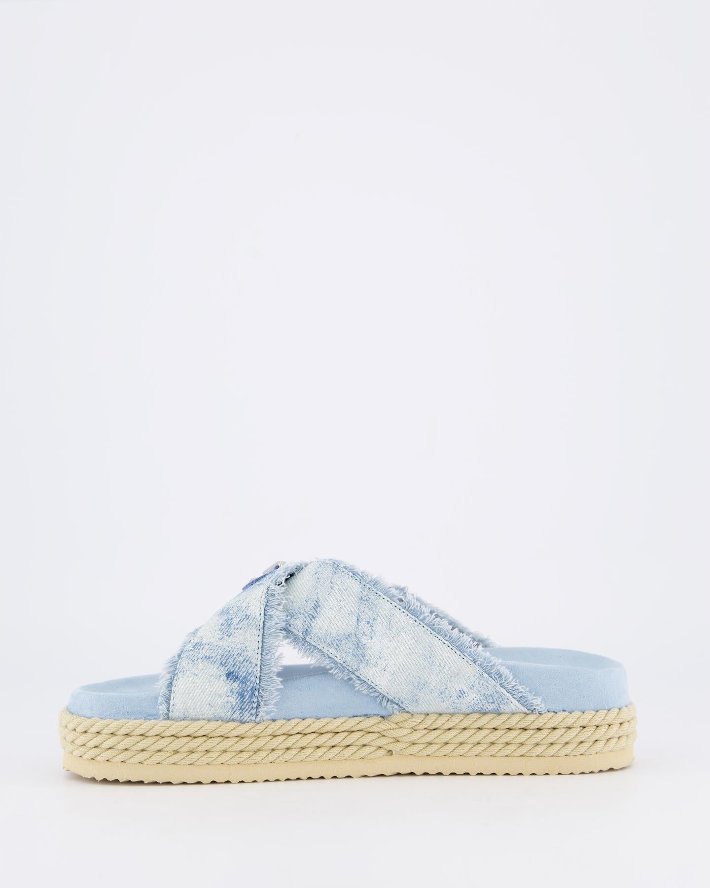 Dames Criss-Cross Rope Sandal