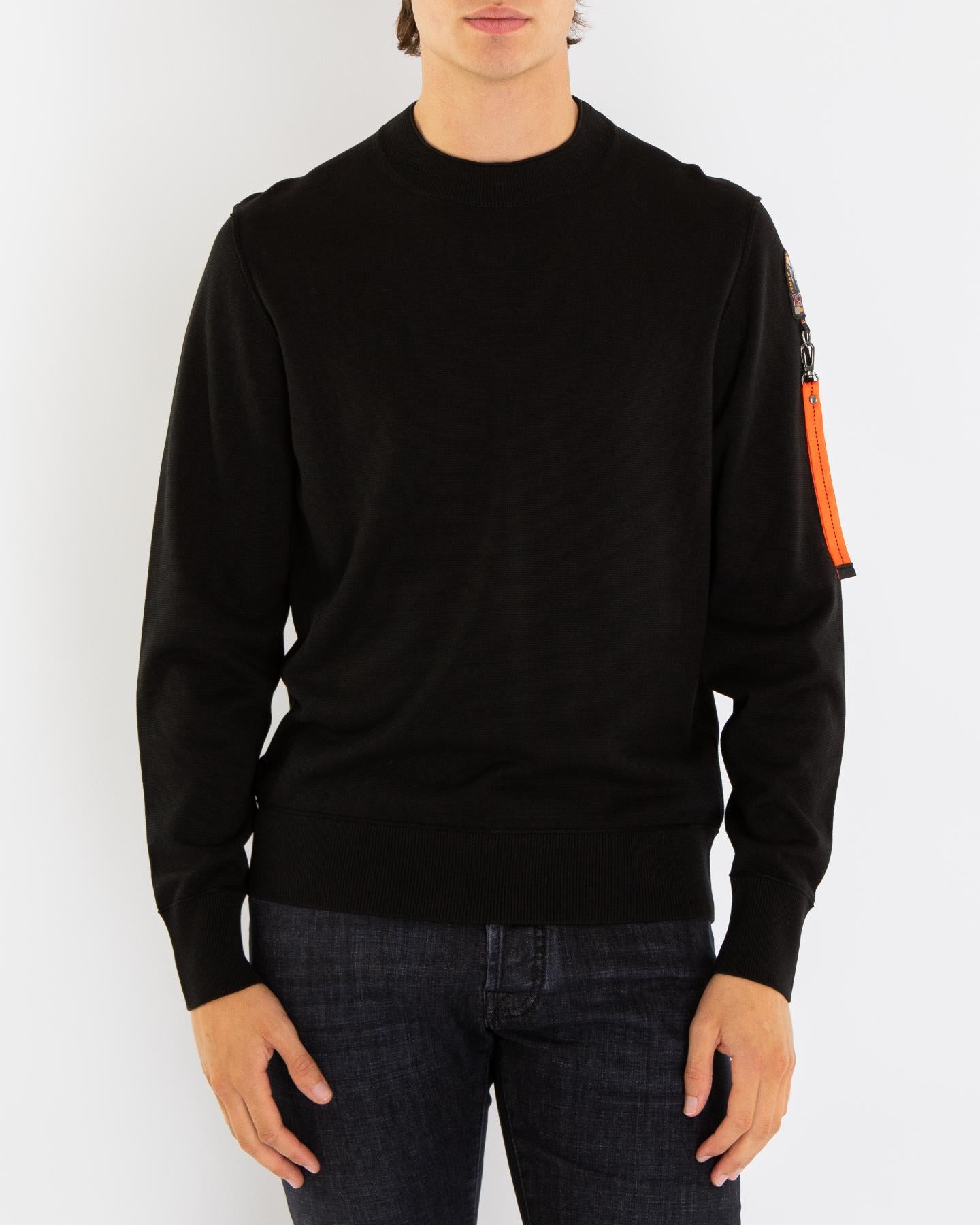 Heren Basic Braw Sweater Zwart