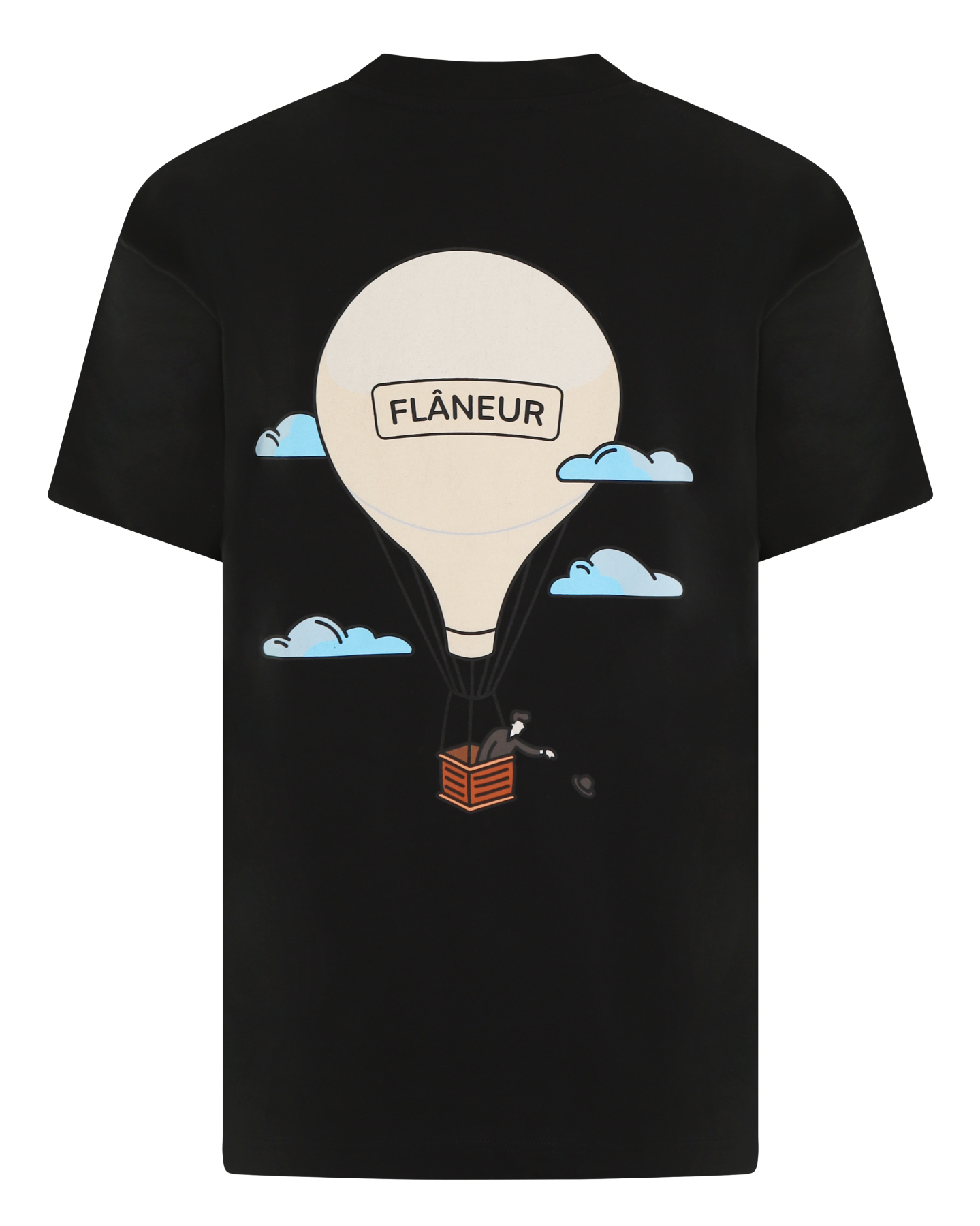 Heren Aéronautique T-Shirt Zwart