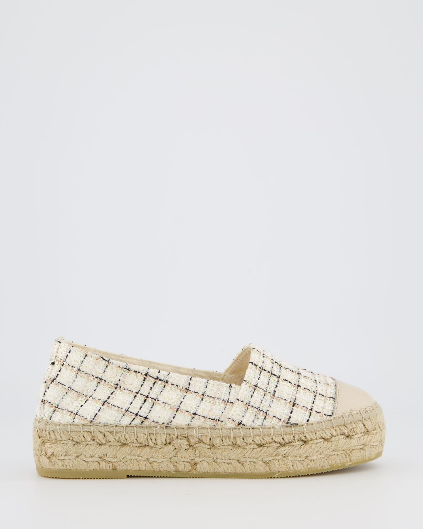 Dames Isabella Loafer Wit/Beige