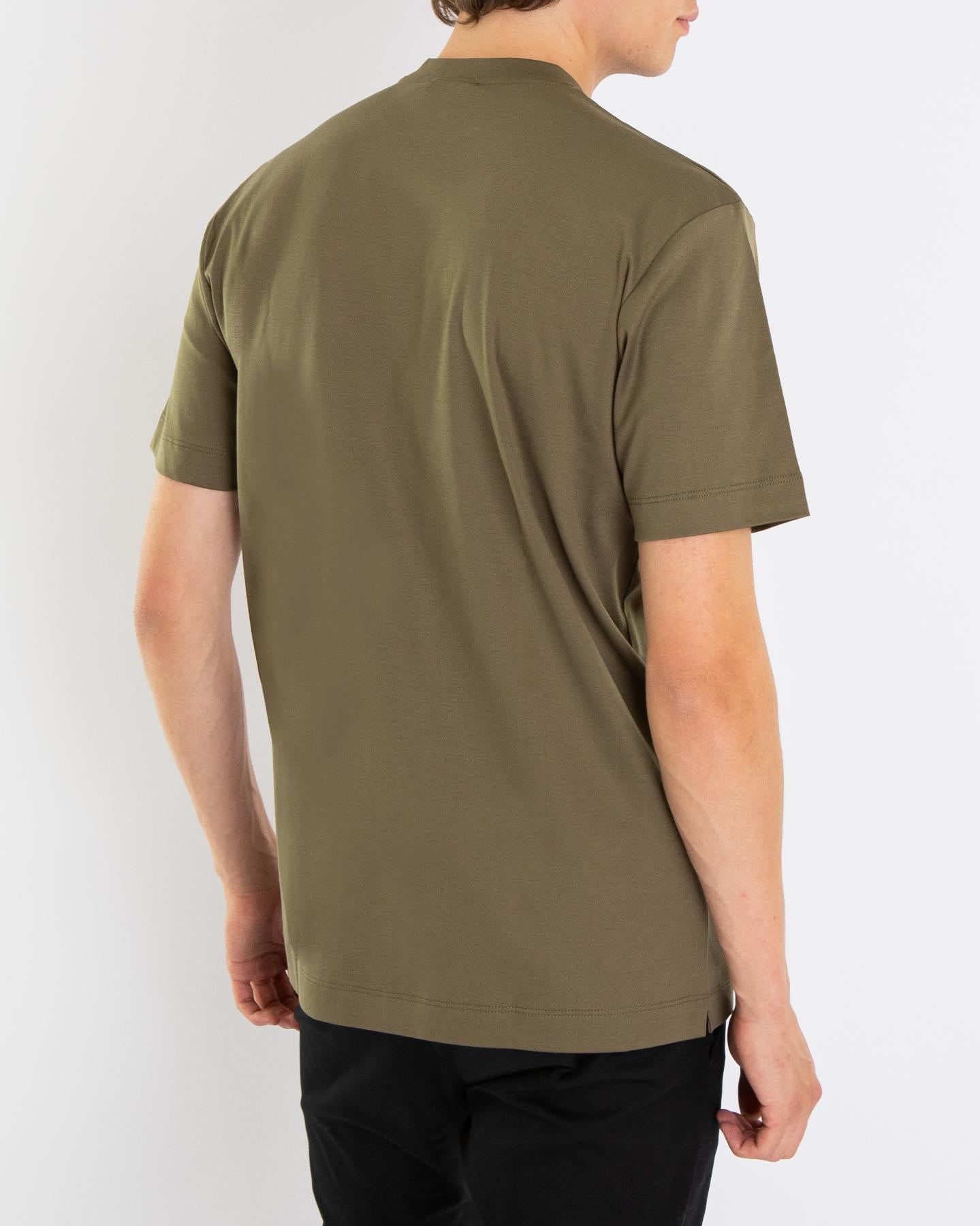Heren Interlock Supima T-Shirt Beige