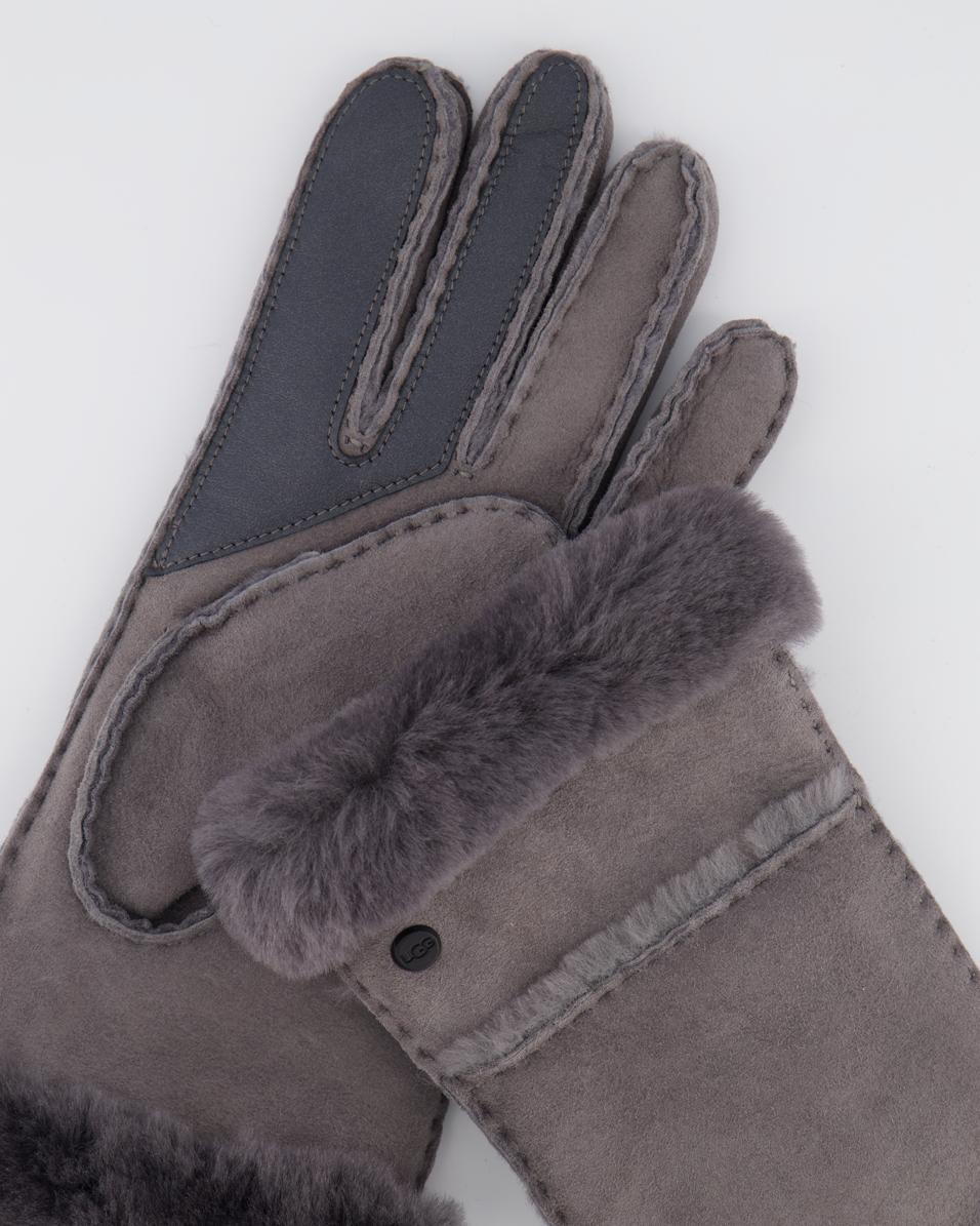 Dames Sheepskin Gloves Metal