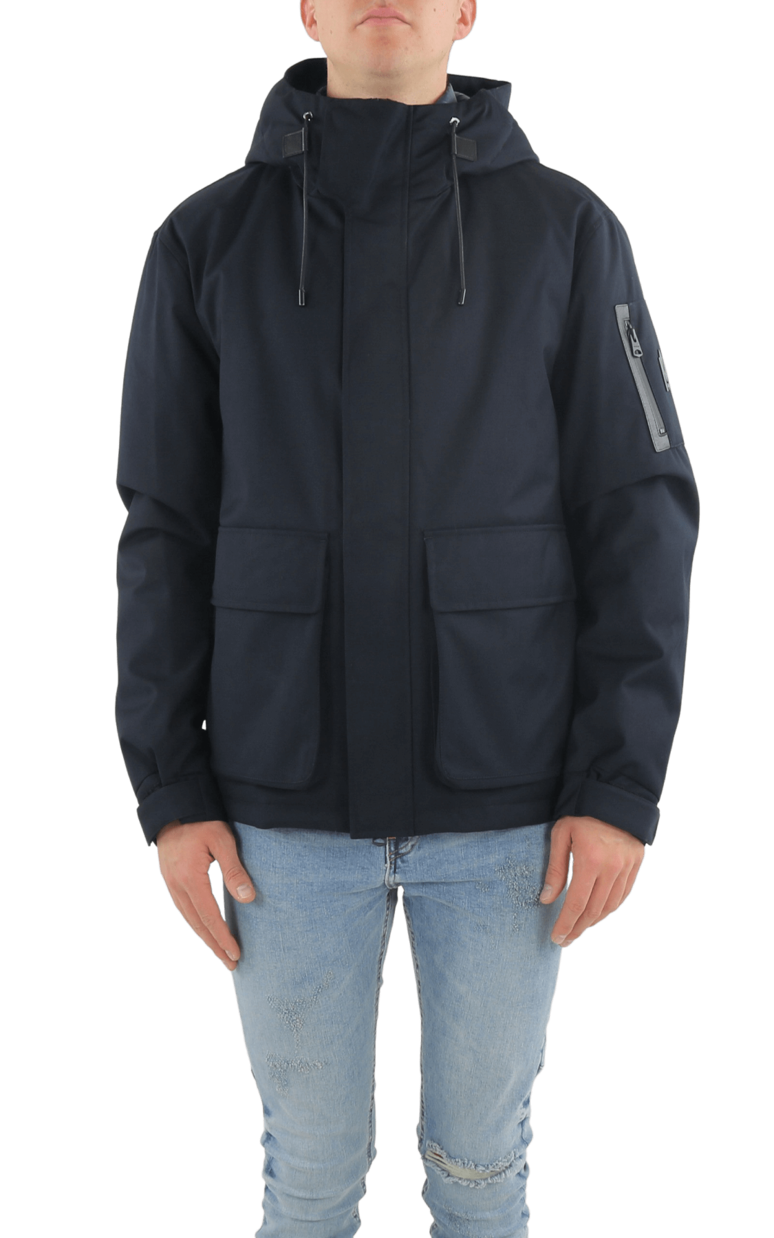 Heren Mens Hooded Light Down Jacket