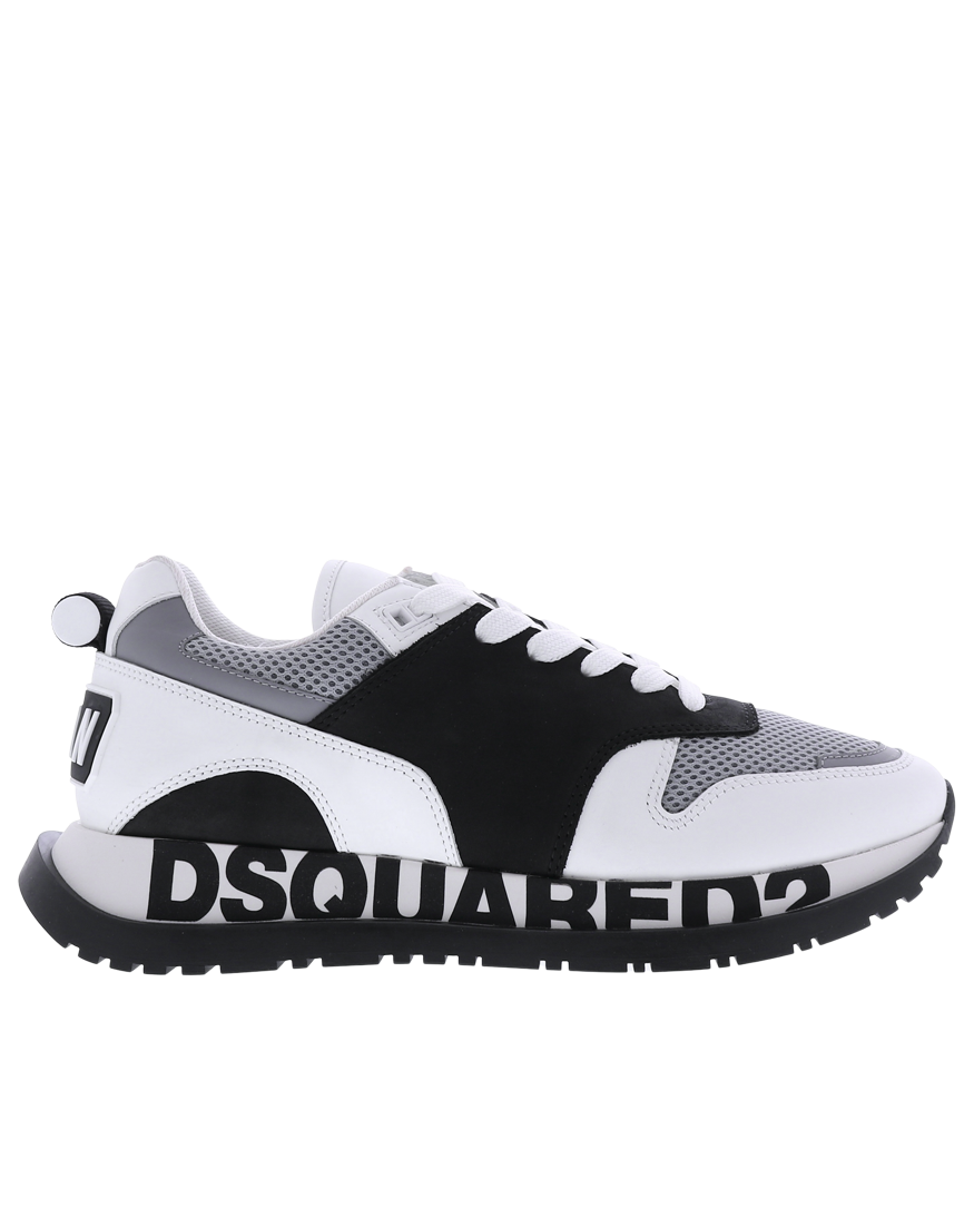 Heren Running Sneakers Wit/Zwart
