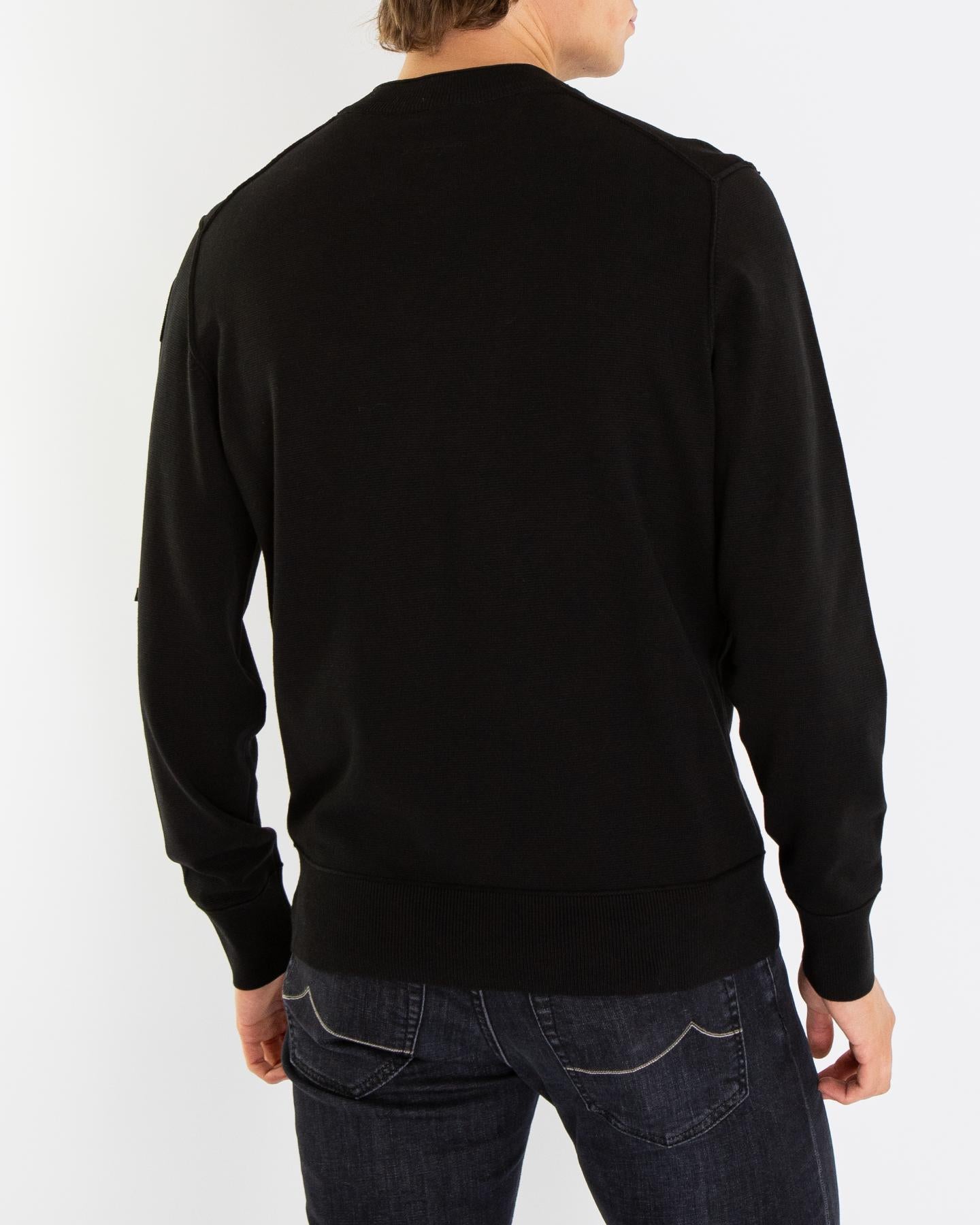 Heren Basic Braw Sweater Zwart