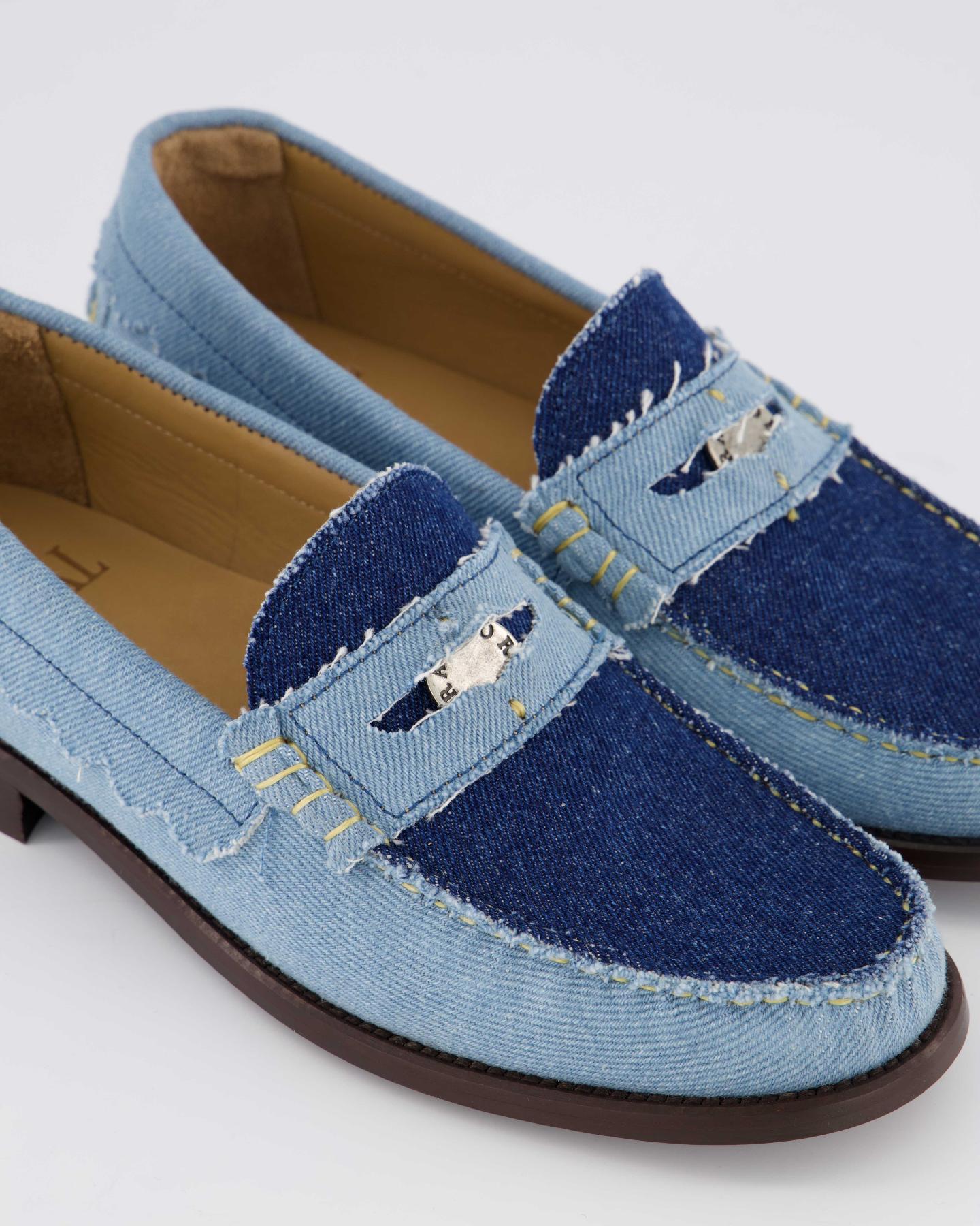 Dames Coin Loafer Blauw/Jeans