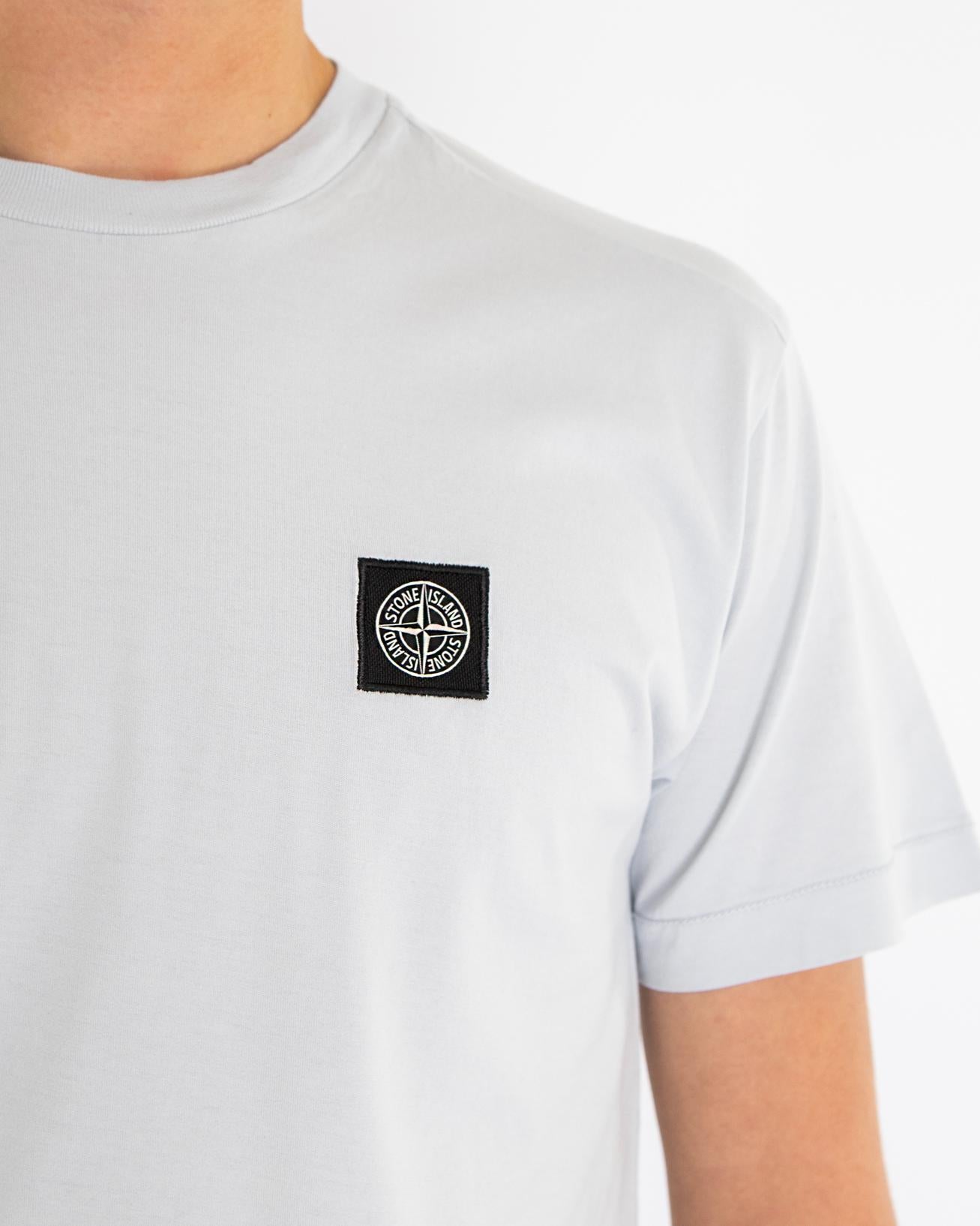 Heren Compass Logo T-Shirt Sky Blue