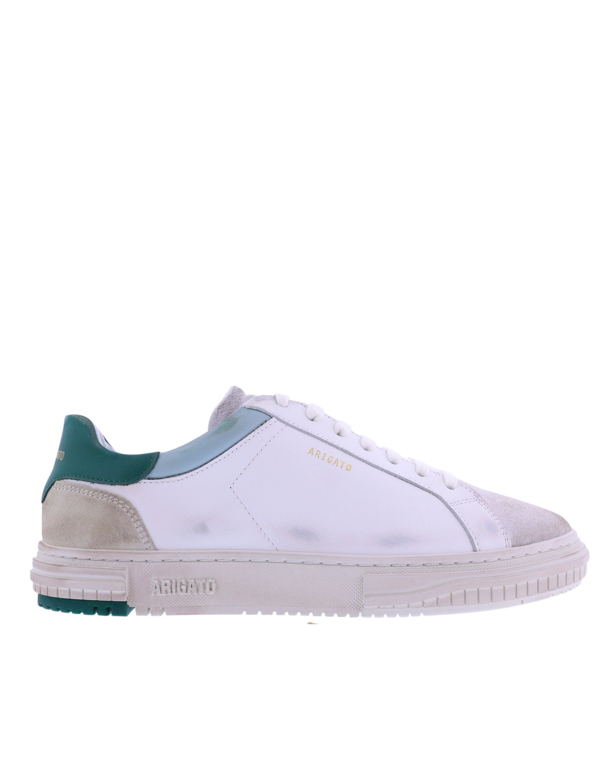 Heren Atlas Distressed Sneaker Wit