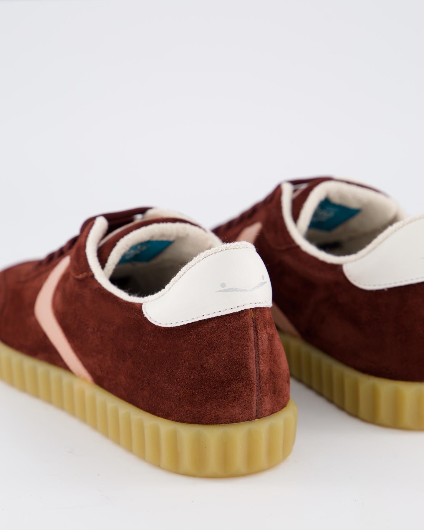 Dames Ines Suede Sneaker Rood