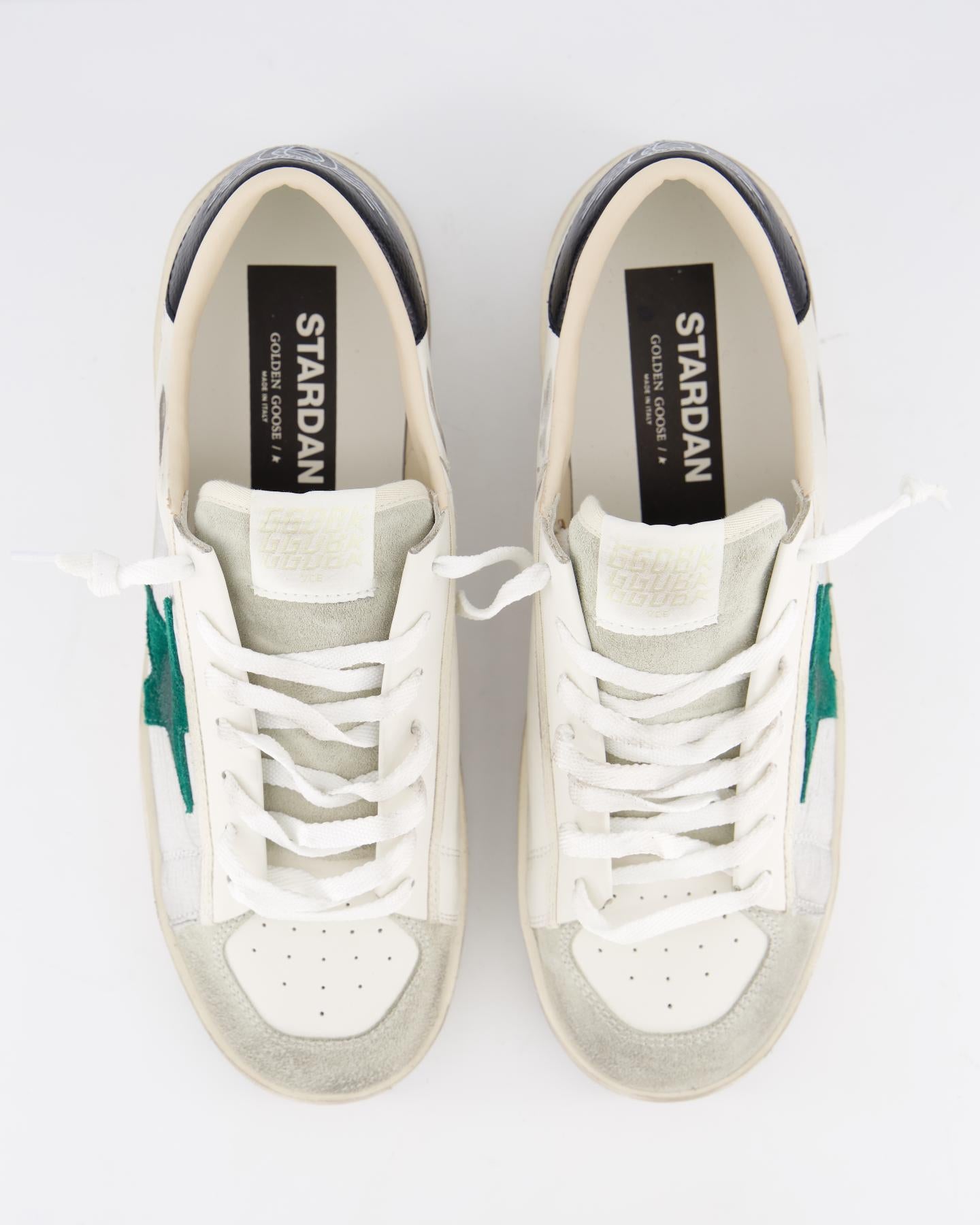 Heren Stardan Sneaker Wit/Groen