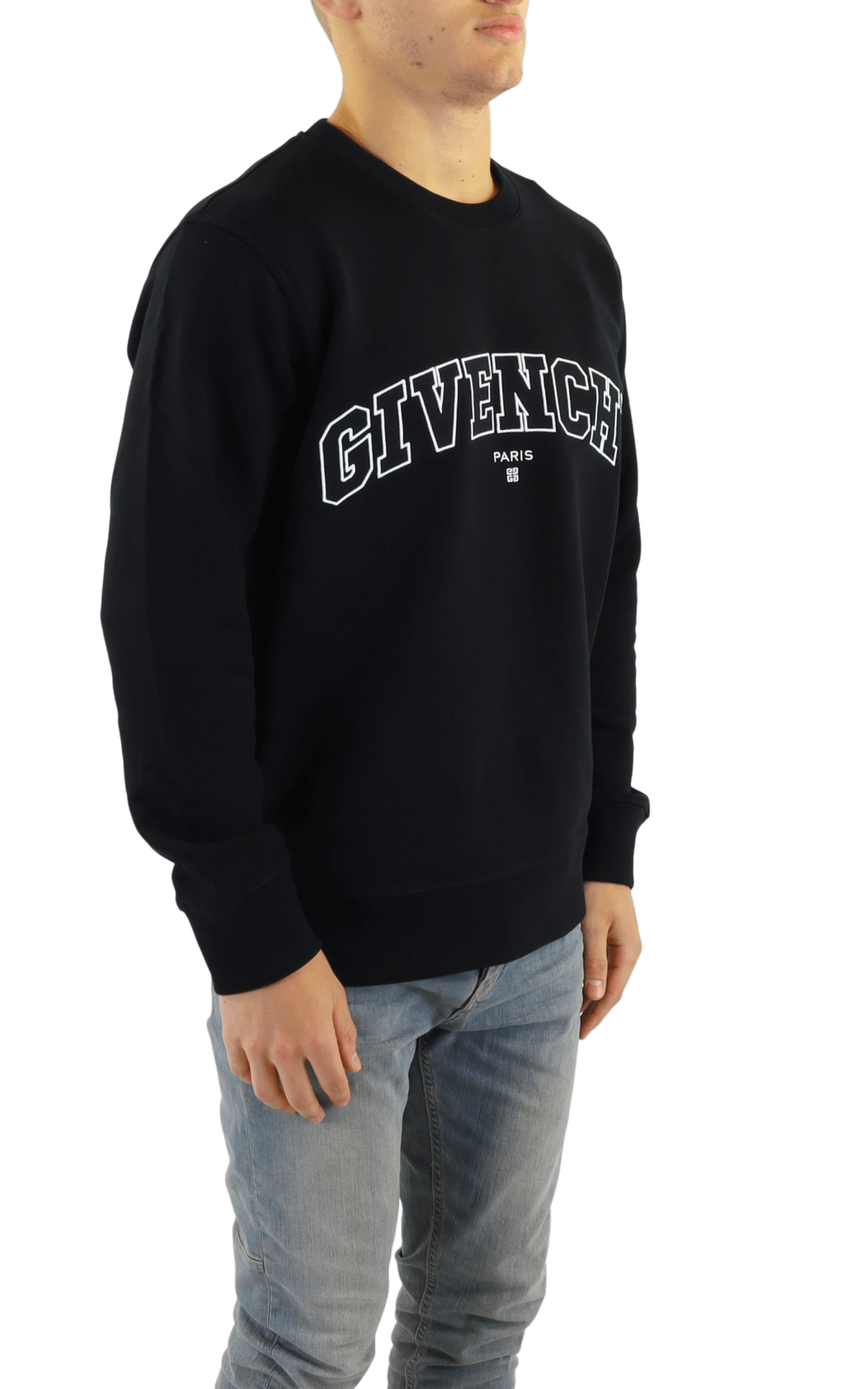 Heren Logo Sweatshirt Zwart