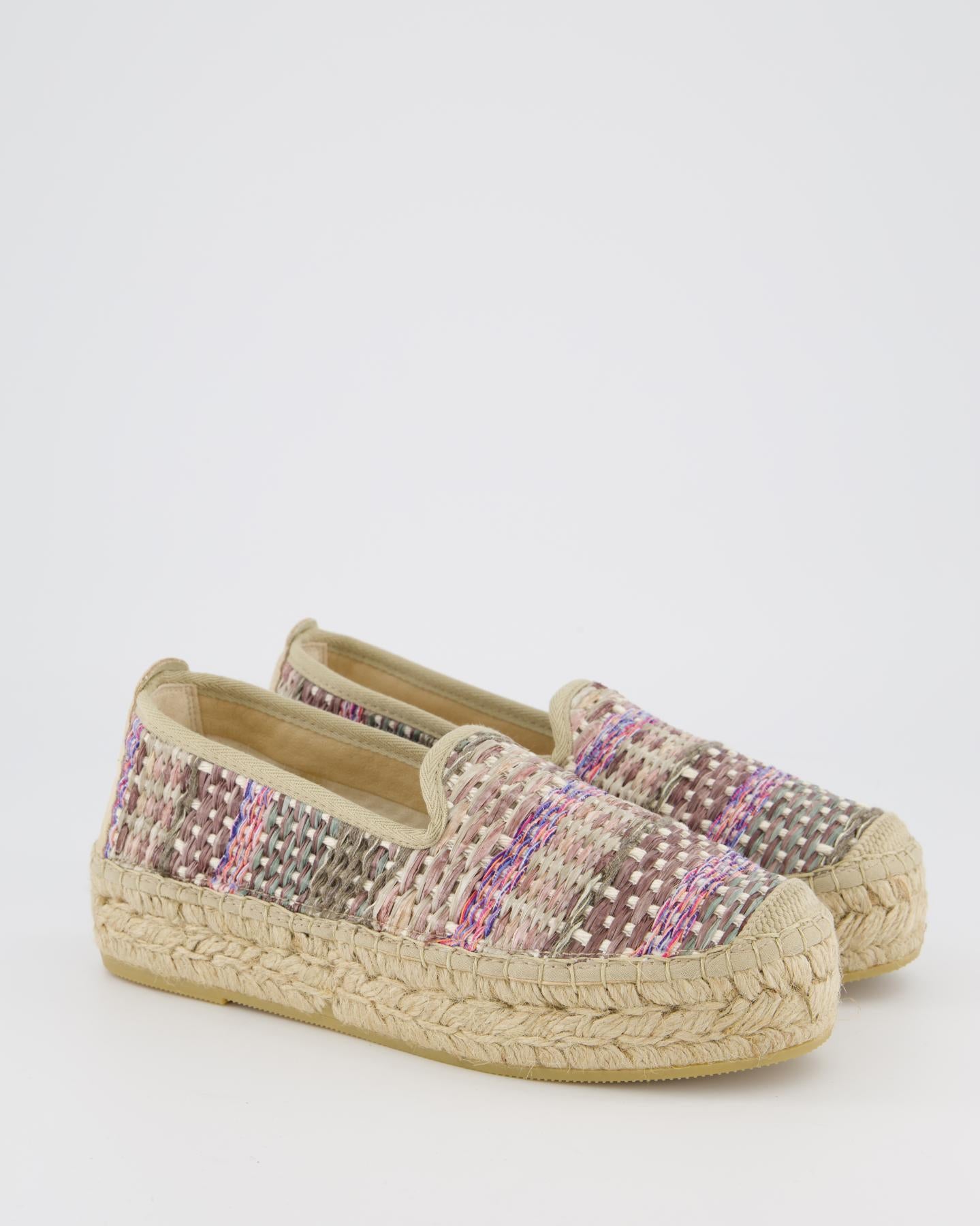 Dames Carmen Loafer Beige/Raffia