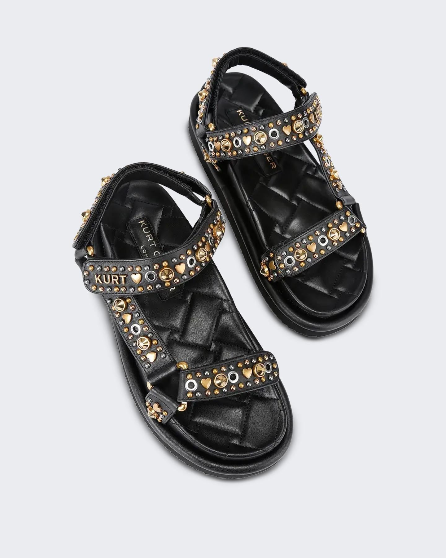 Kurt Geiger Dames Orson Sandaal Zwart