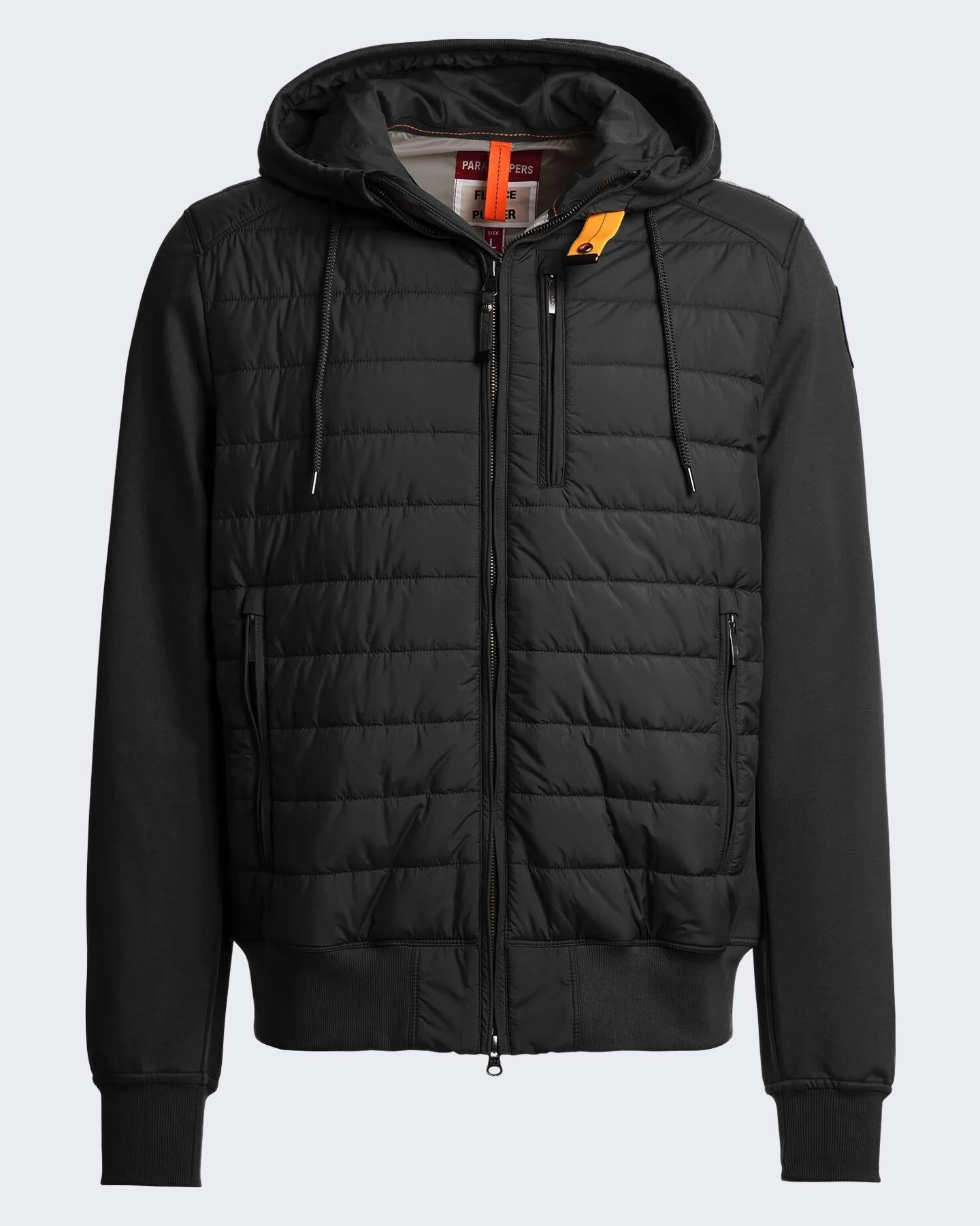 Heren Ivor Hooded Jacket Zwart