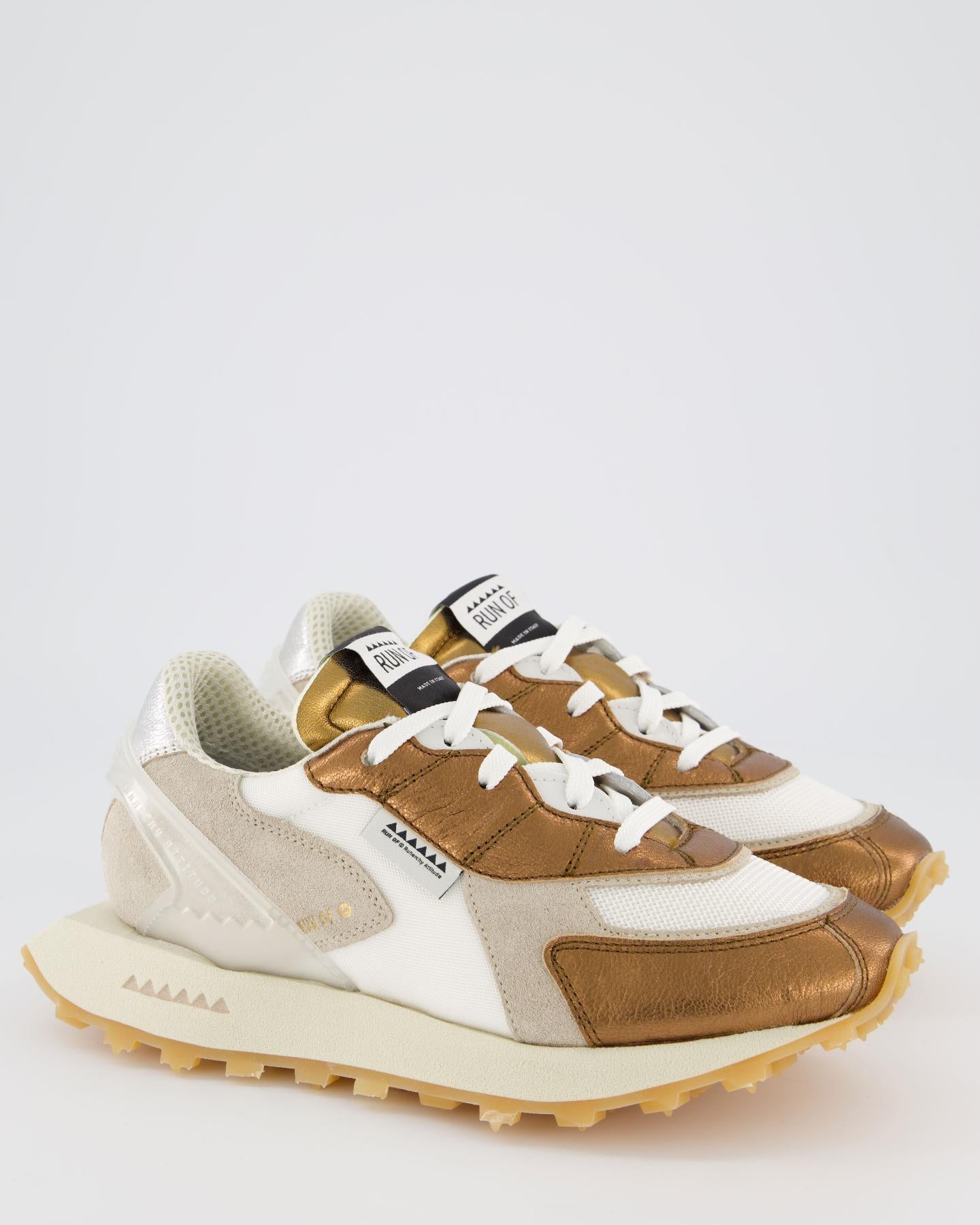 Dames Mango Sneaker Wit/Metal