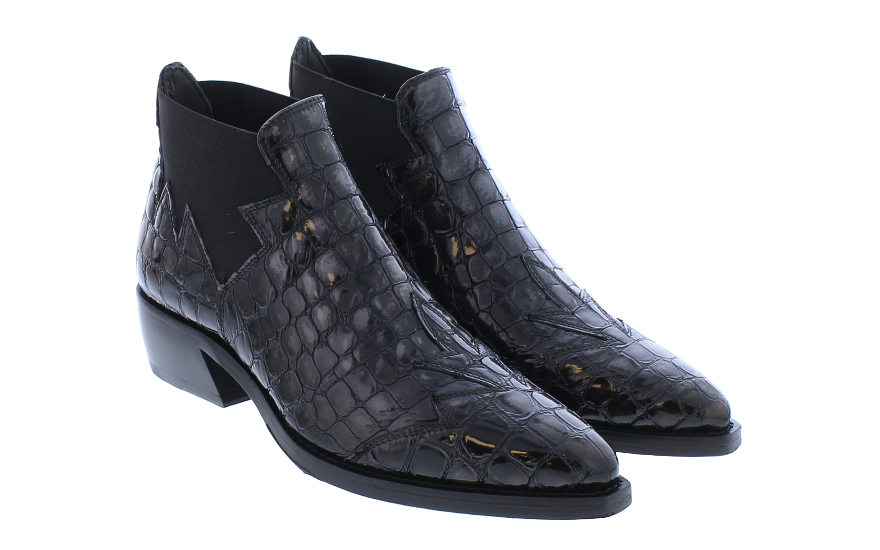 Dames Western Shoot Croco Print 5CM