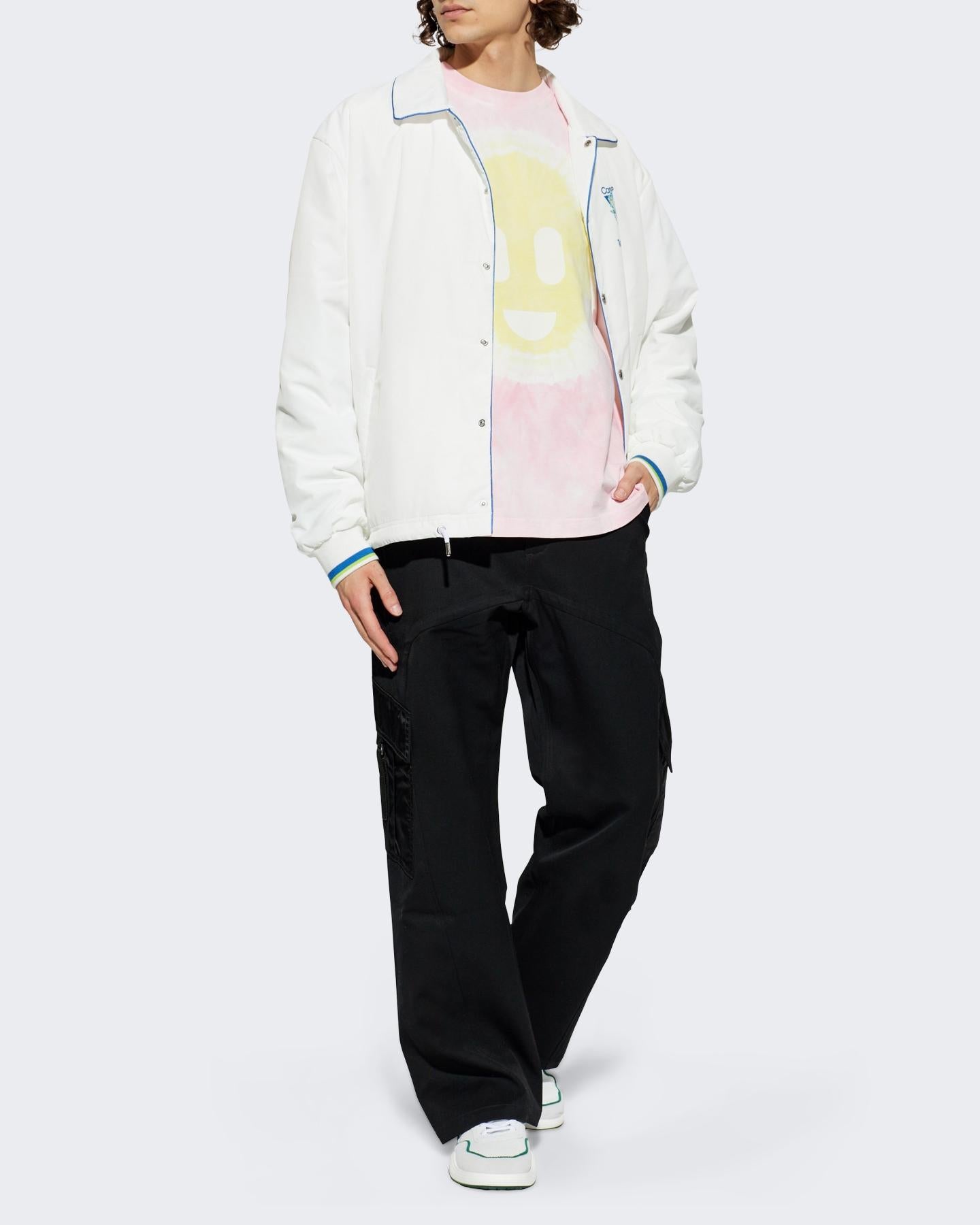 Heren Printed Coach Jacket
