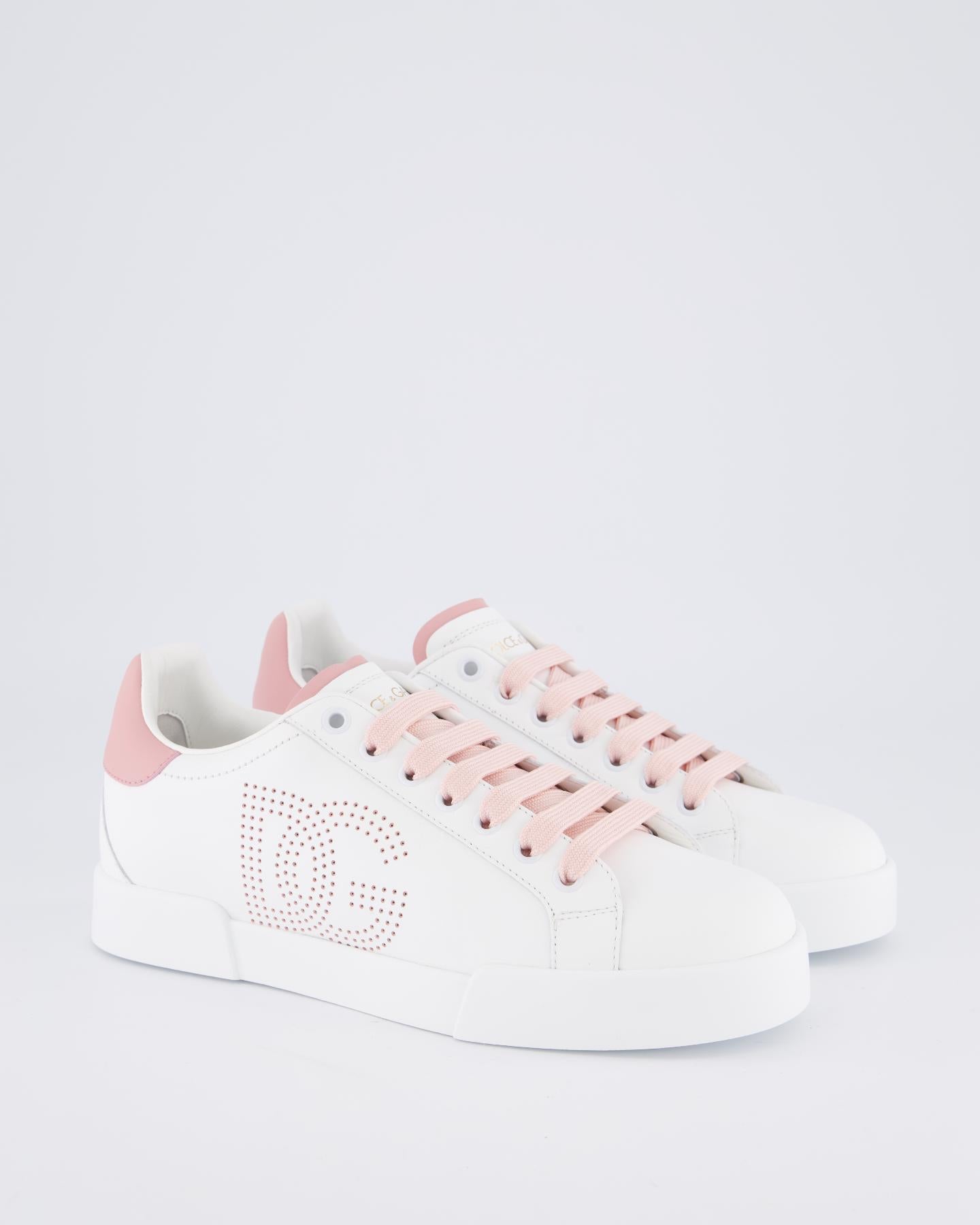 Dames Portofino Sneaker Wit/Roze
