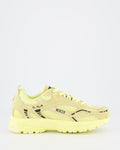 Mercer Damen The Re-Run Monochrome Gelb Sneaker