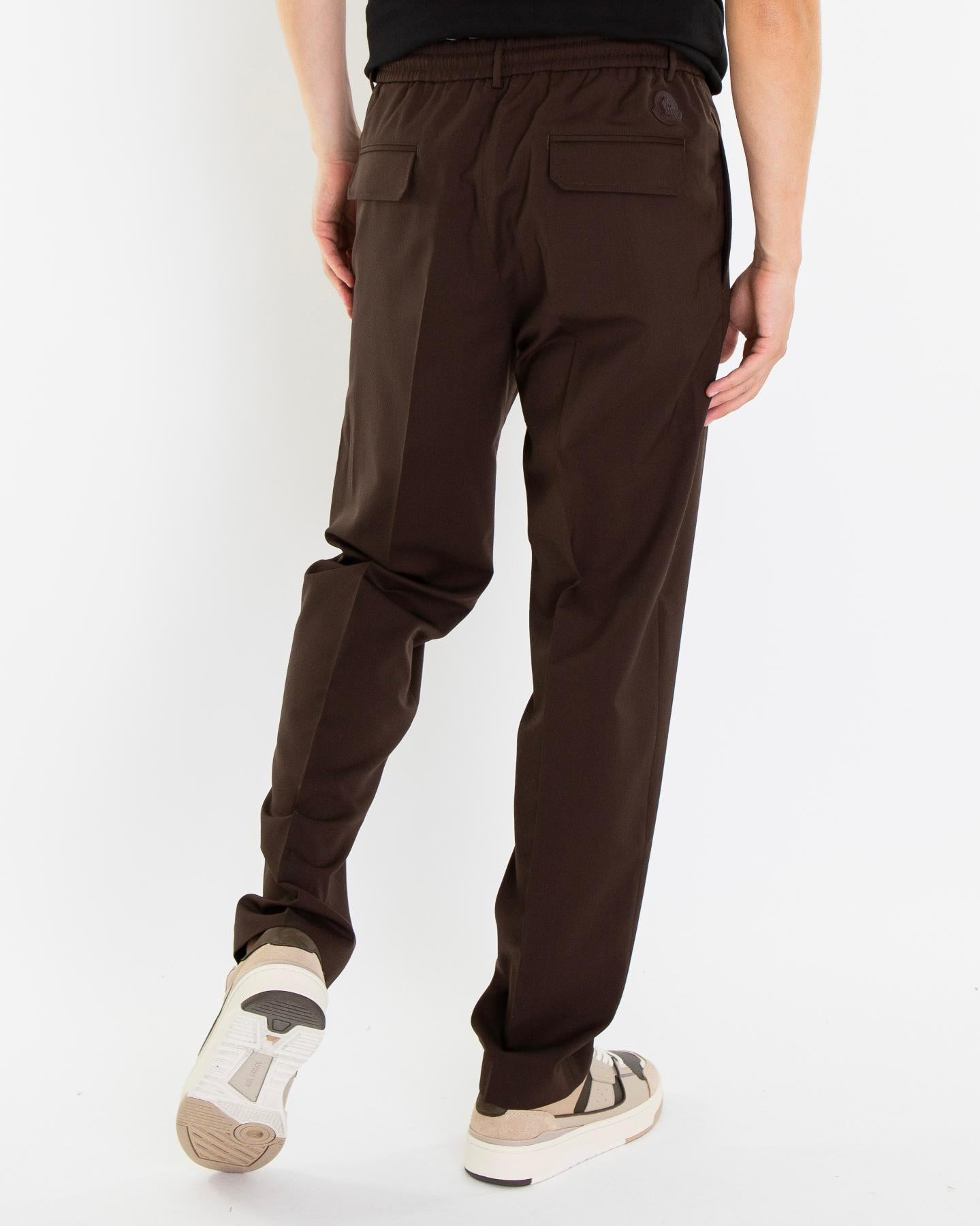 Heren Logopatch Pantalone Bruin