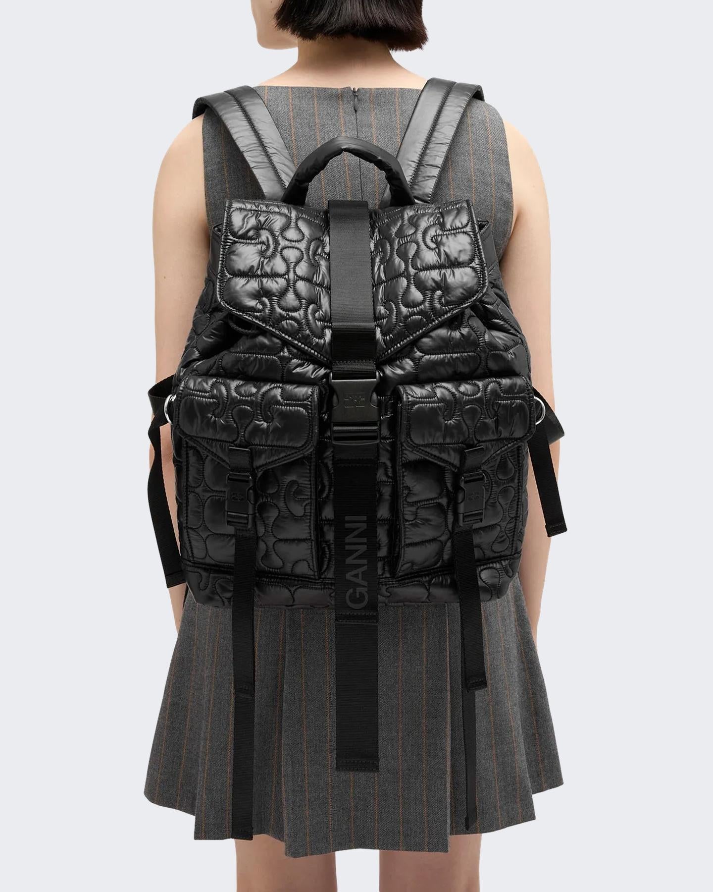 Dames Quilted Re-Tech Backpack