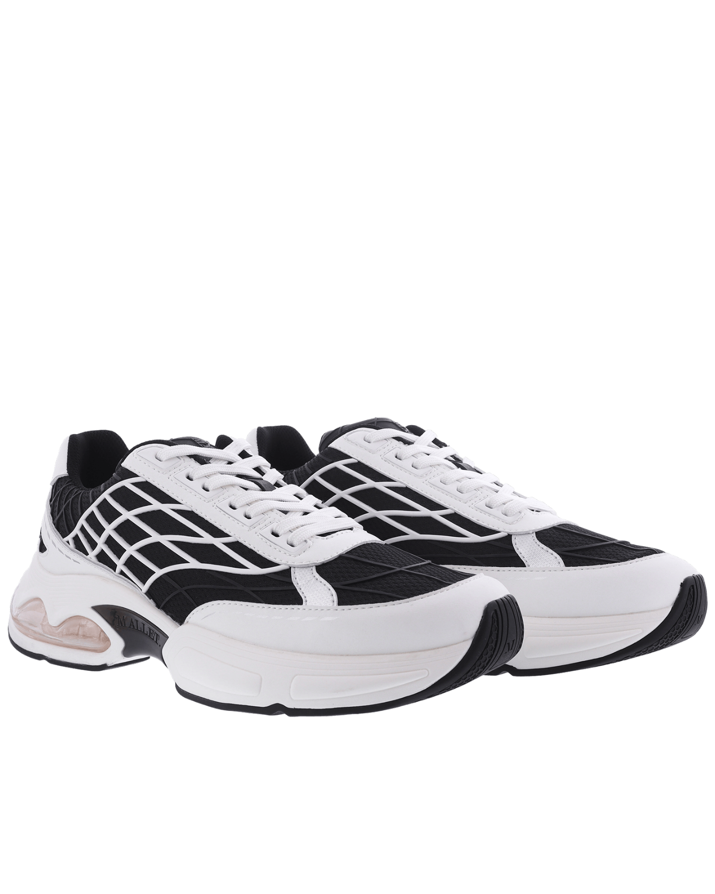 Heren Neptune Sneaker Wit/Zwart