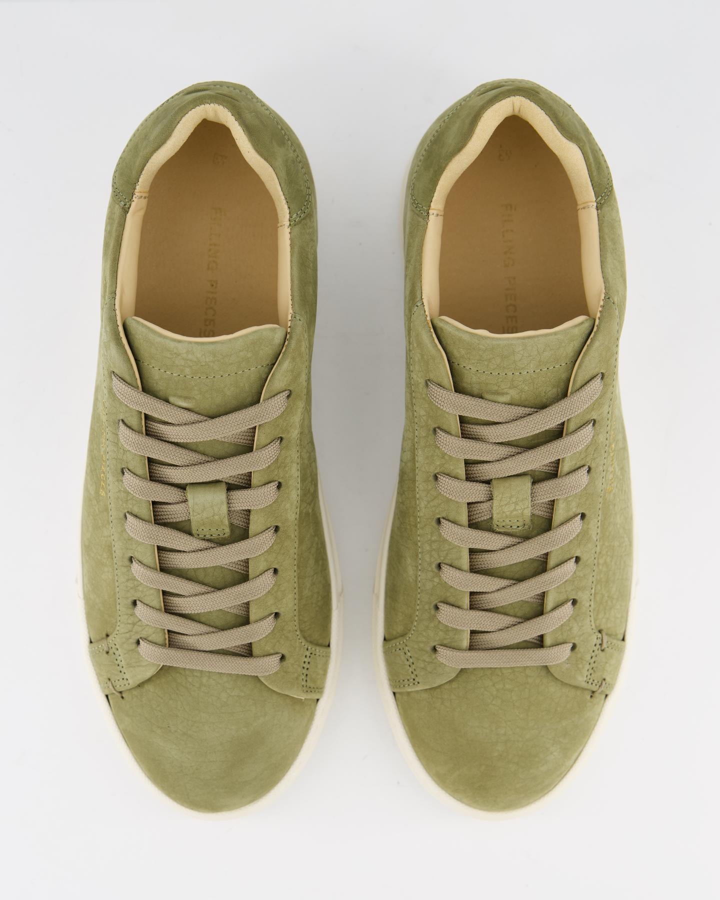 Heren Tiebreak Grain Sneaker Groen