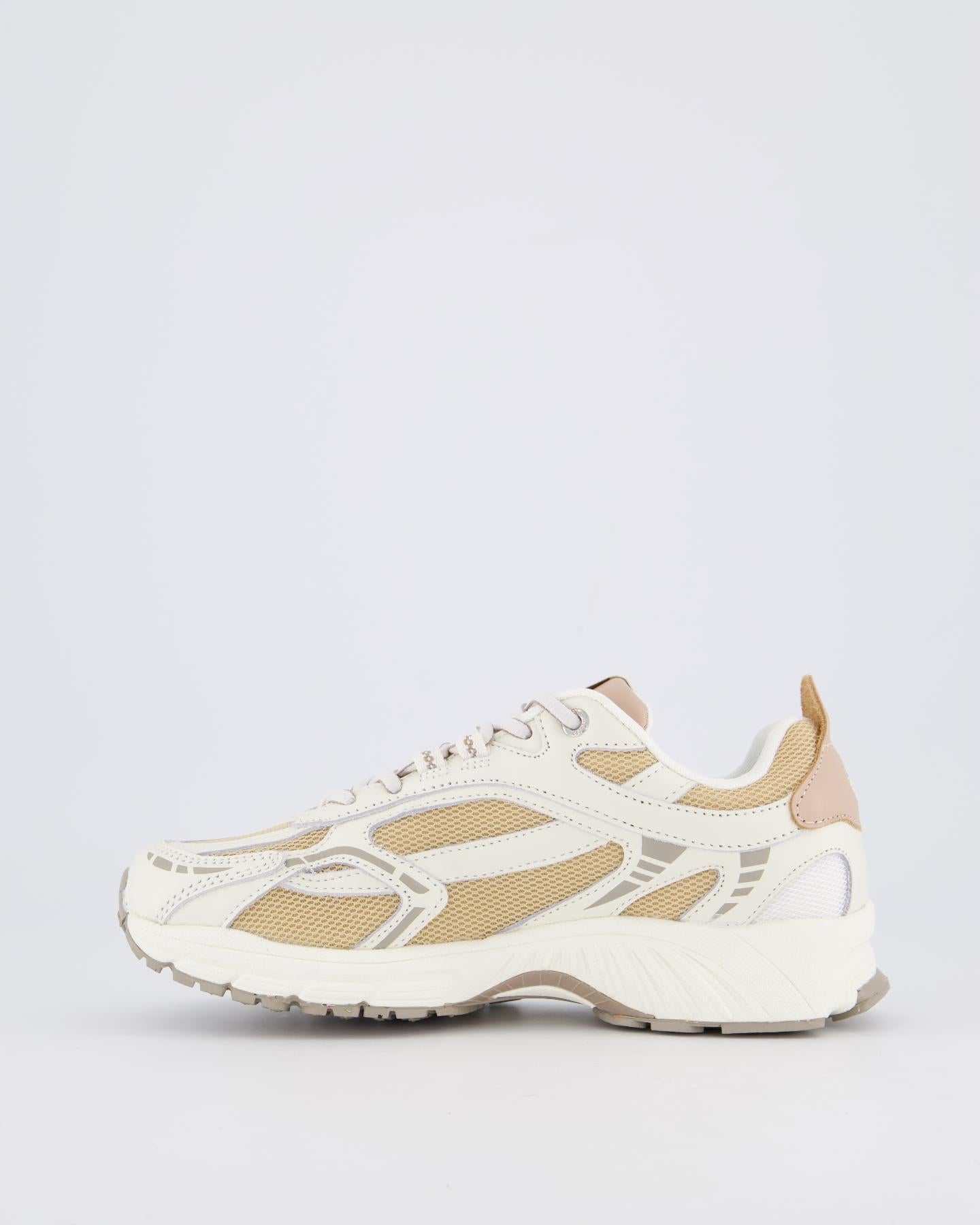 Dames The Re-Run Nappa Wit/Beige