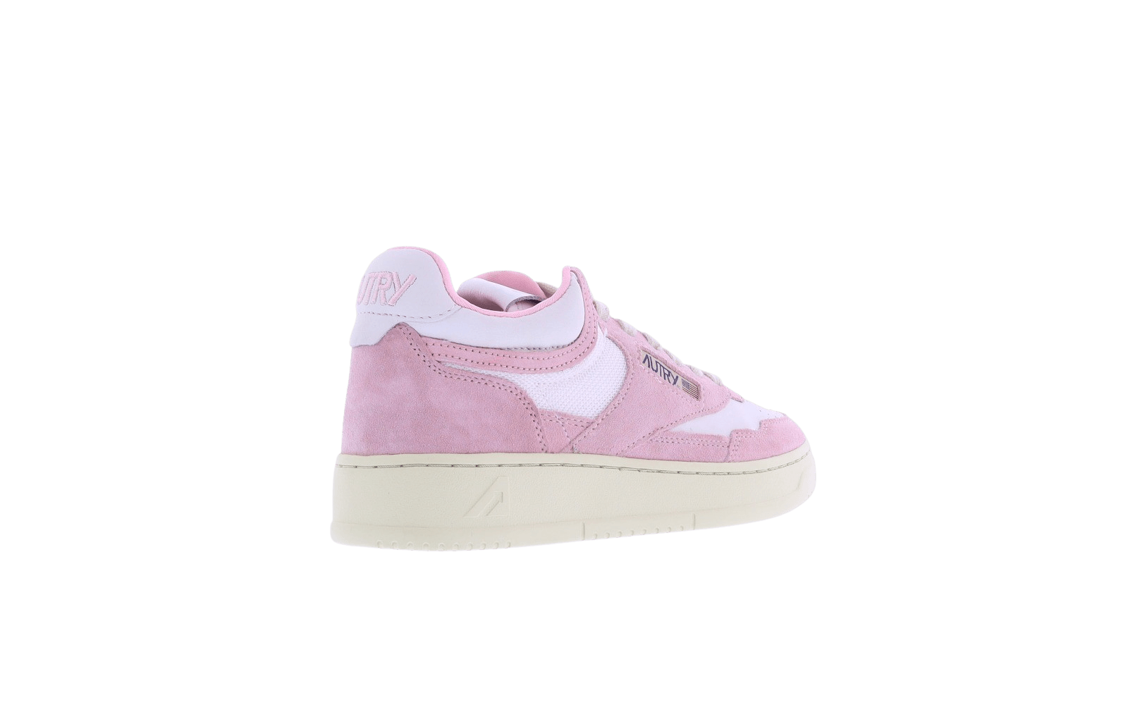 Dames Open Mid roze/wit