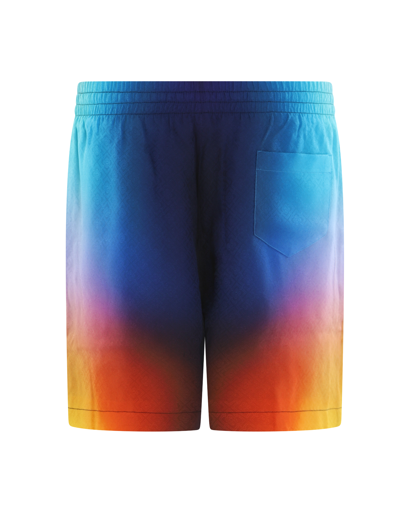 Heren Gradient Zijde Short Blauw
