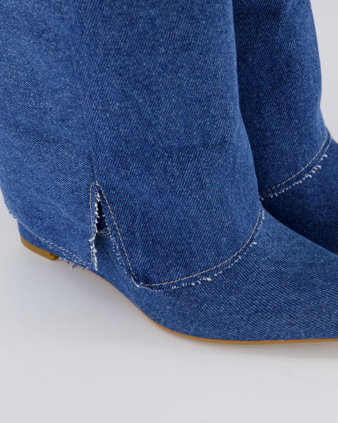 Dames Icona Laars Blauw