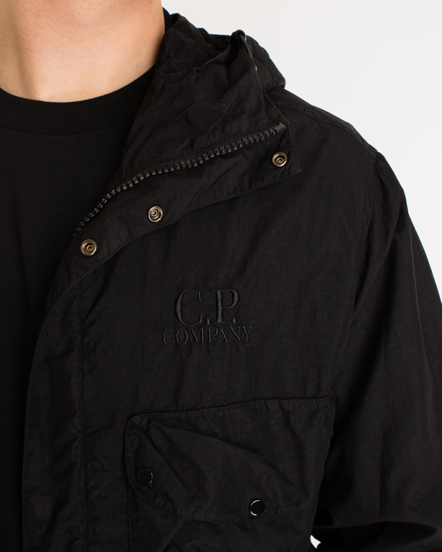 Heren Flatt Goggle Jacket Zwart