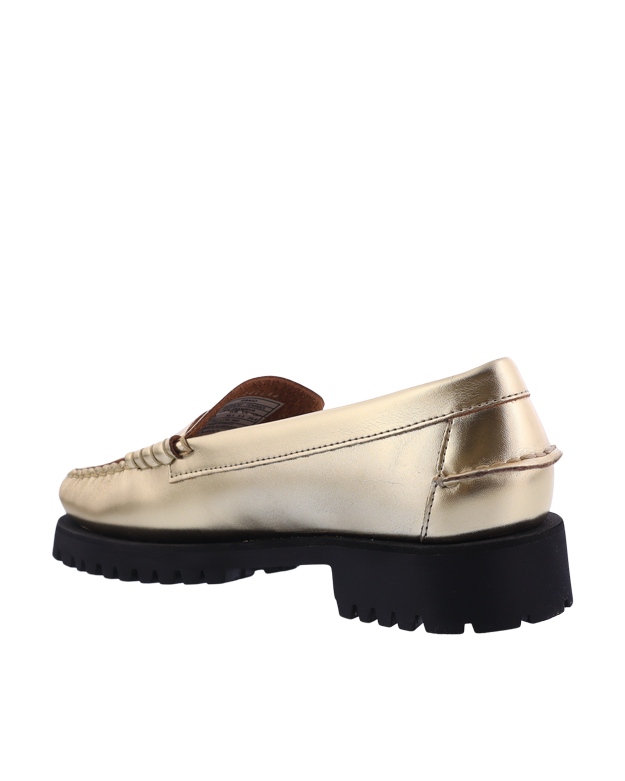 Dames Dan Metallic Loafer Goud