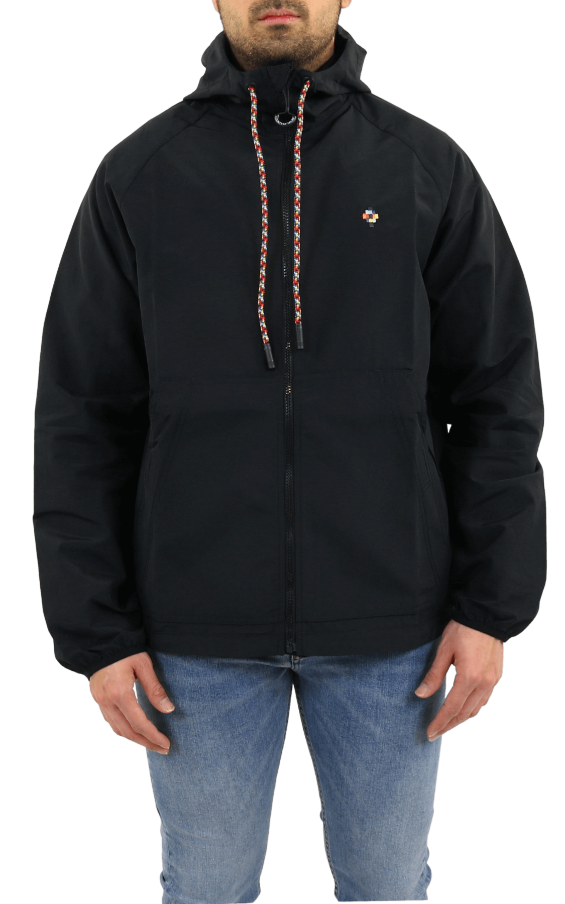 Heren Colourful Cross Nylon Windbre