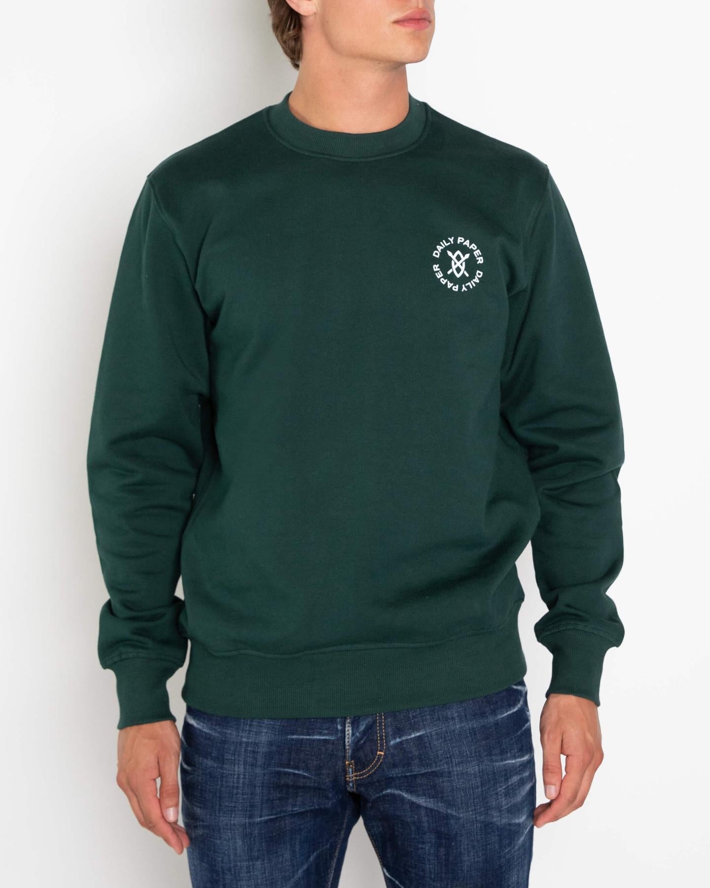 Heren Circle Sweater Groen