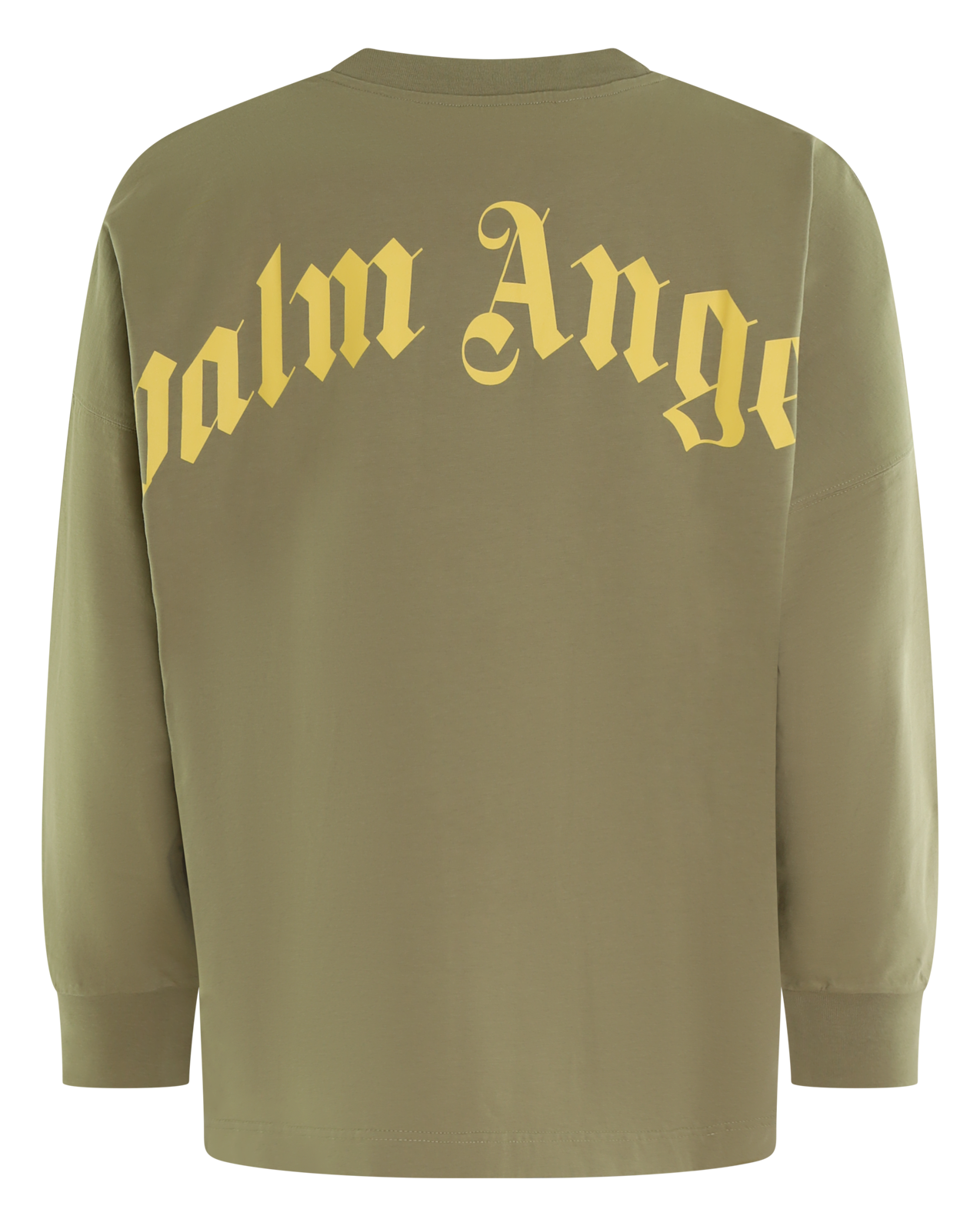 Heren Back Curved Longsleeve Groen