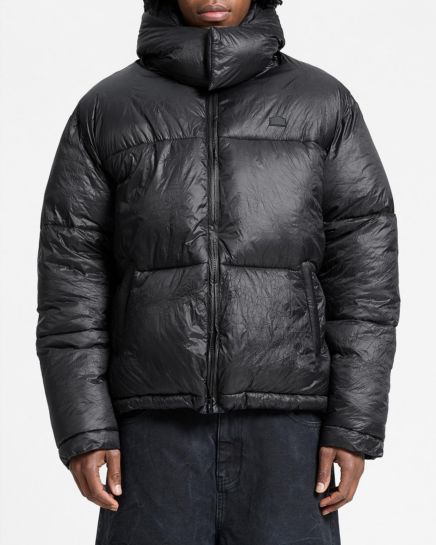 Heren Wrinkled Puffer Jacket