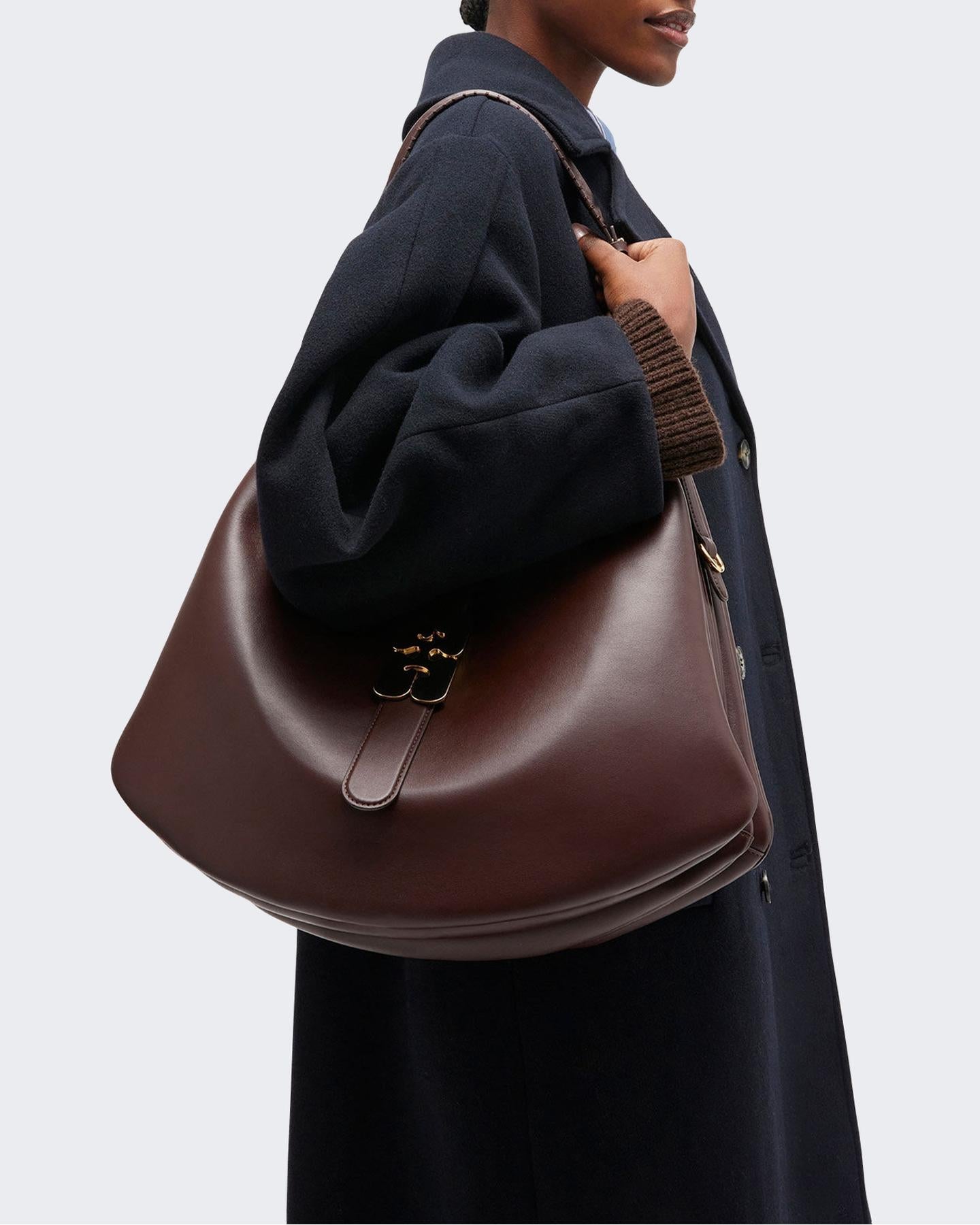 Dames Kat Bag Large Bruin