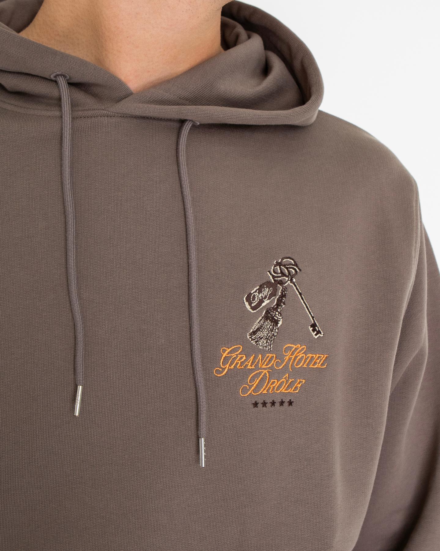 Heren Grand Hôtel Hoodie Bruin