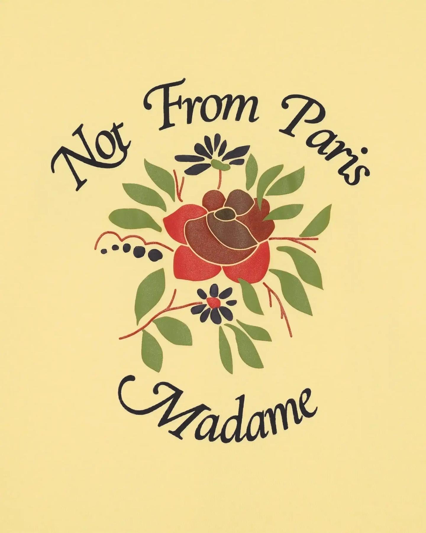 Heren T-Shirt Slogan Rose