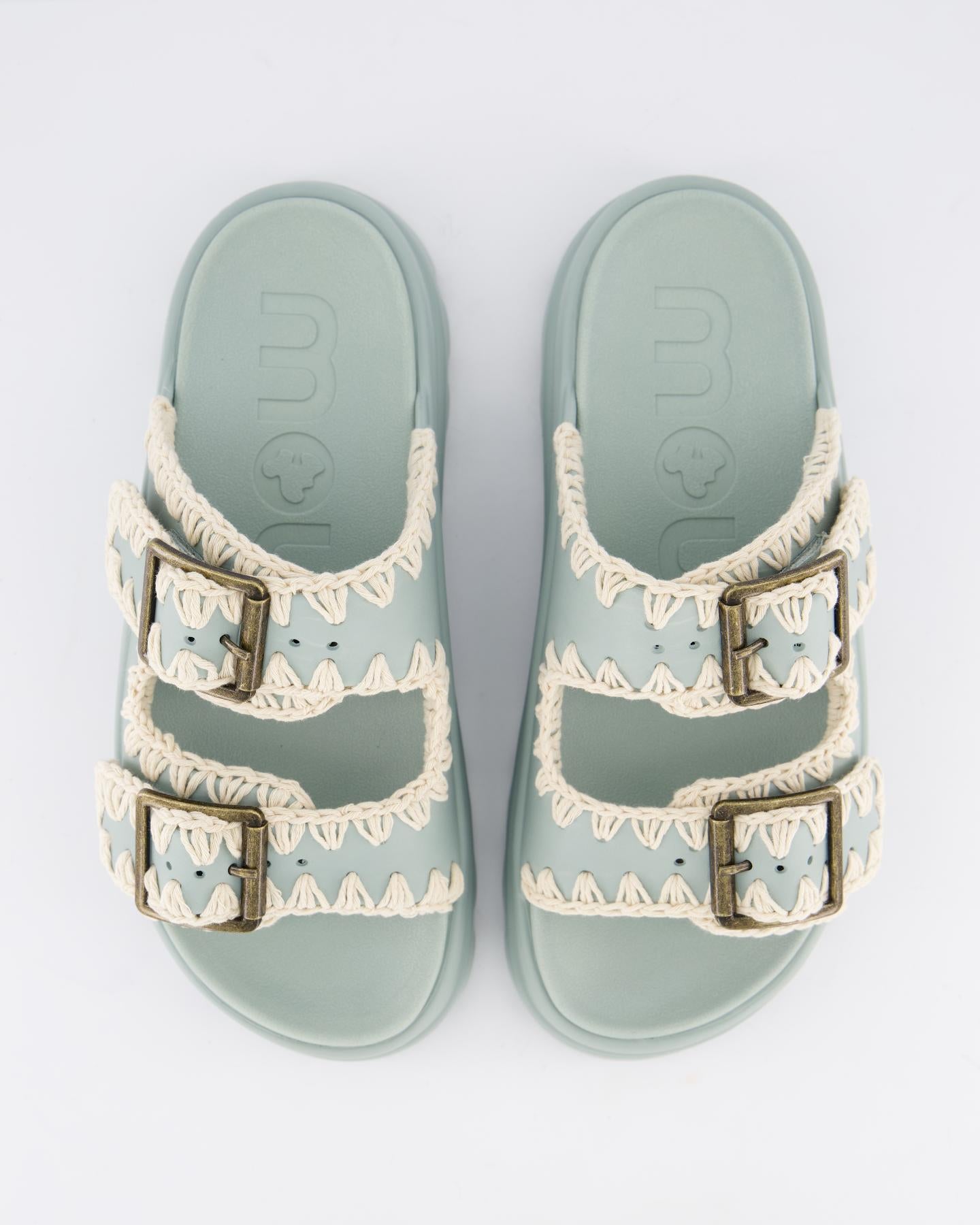 Dames Eva One-Piece Slide Two-Buckle