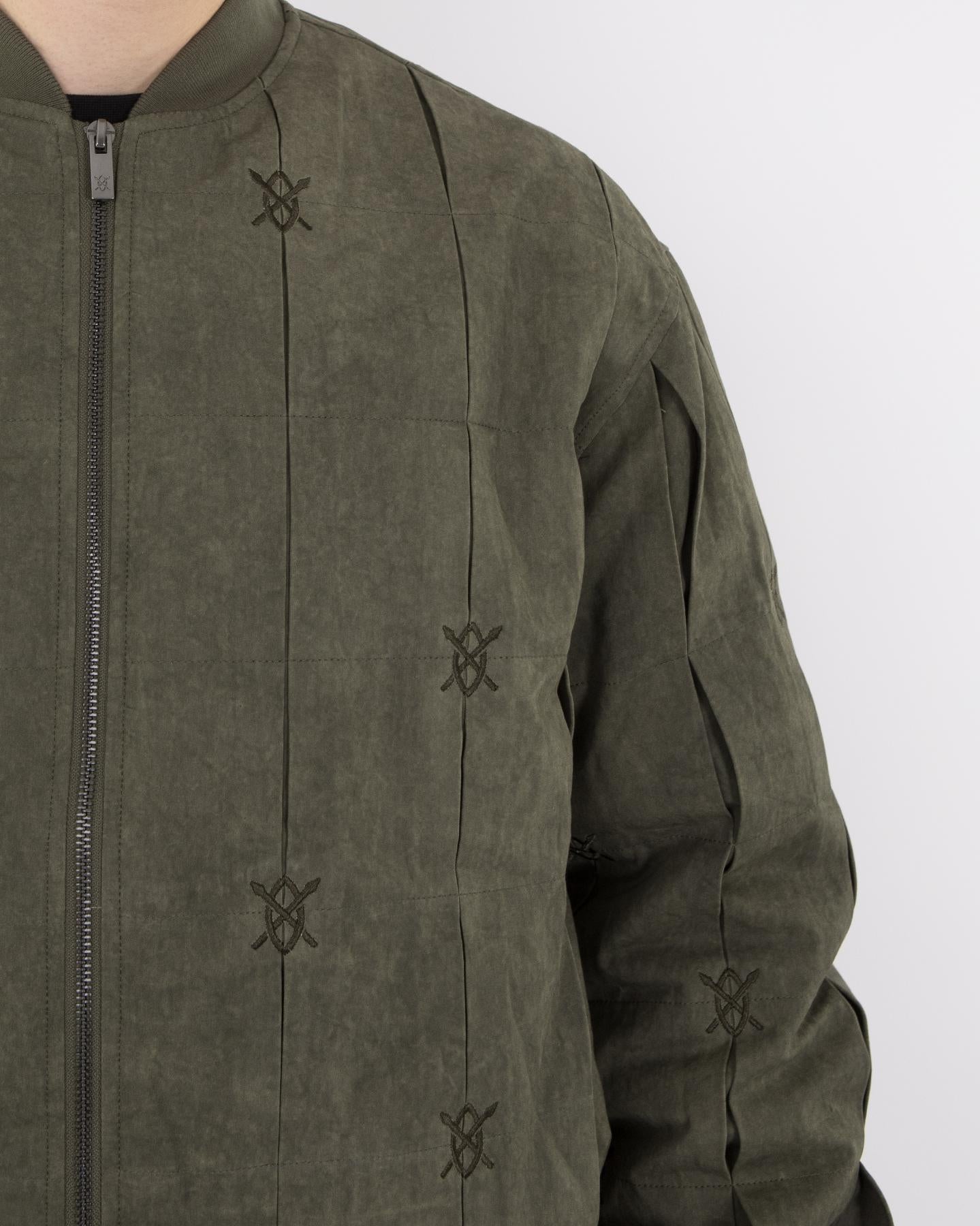 Heren Rasal Bomber Jacket Groen