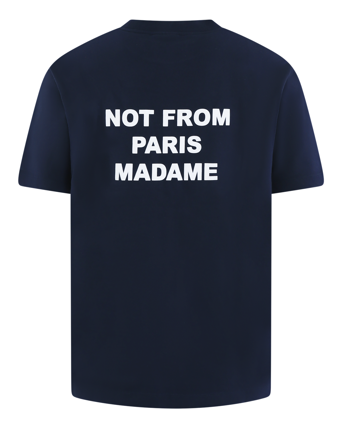Heren Slogan T-Shirt Blauw