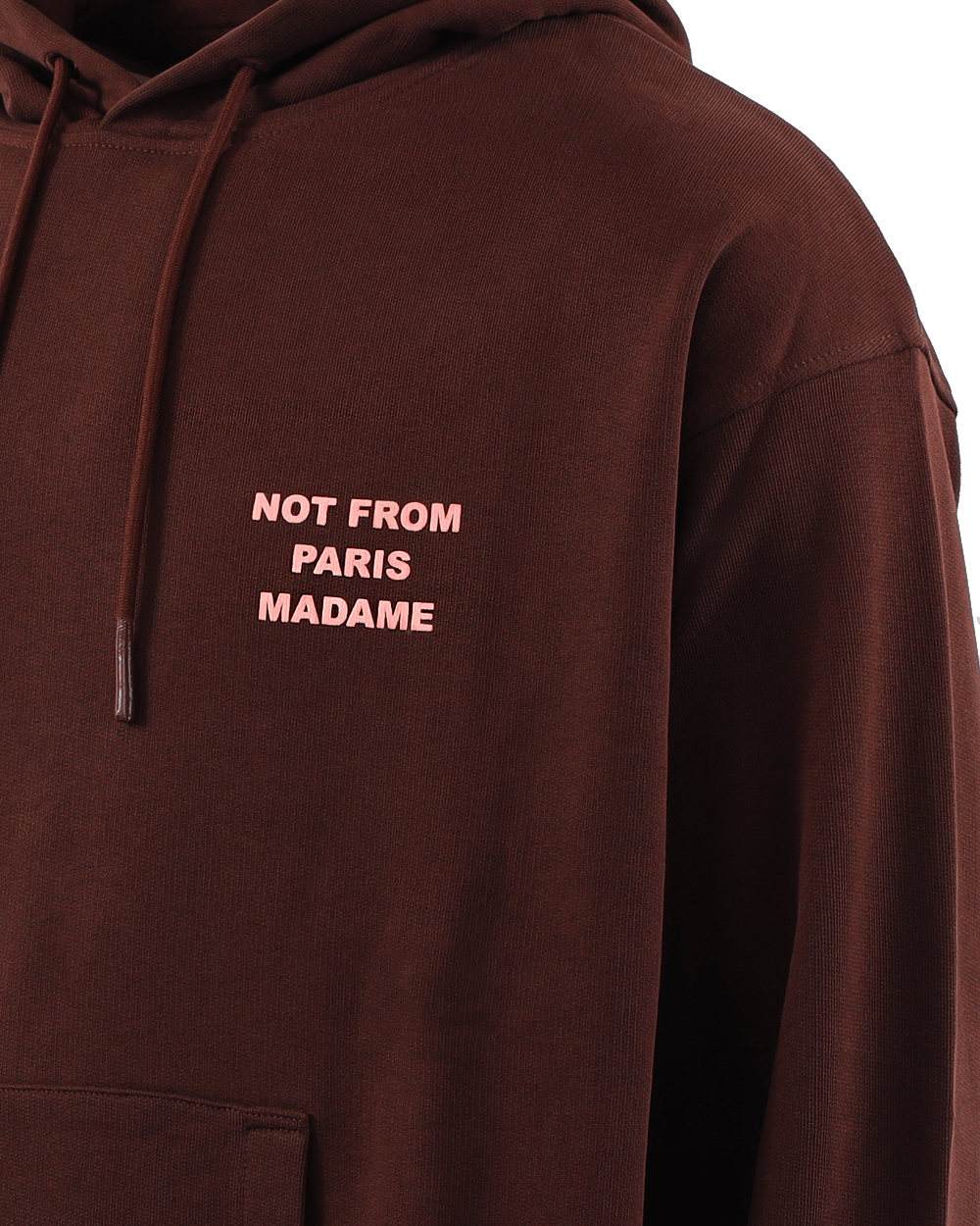 Heren Le Hoodie Slogan Wine Rood