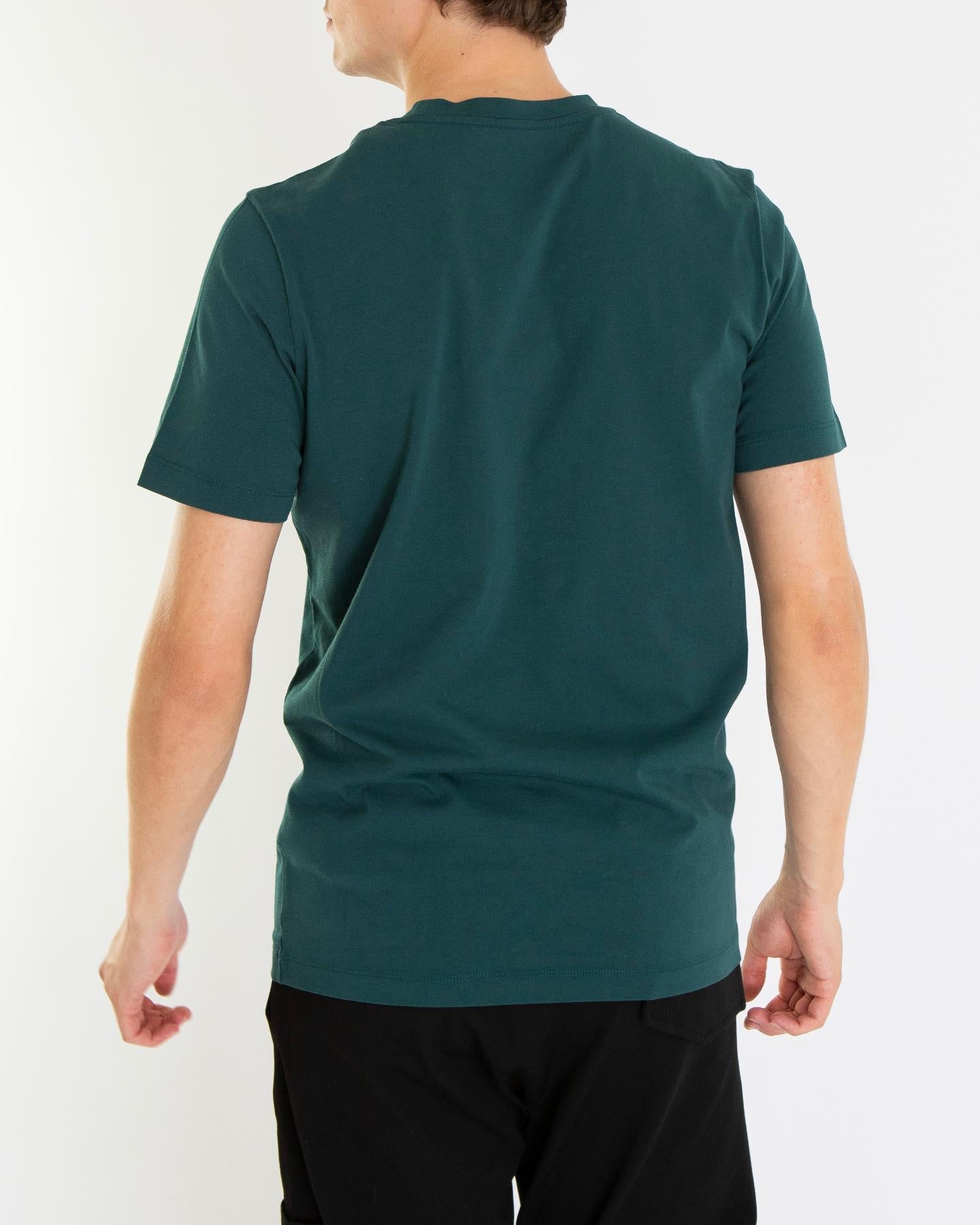 Heren Flocked and Printed Logo Groen