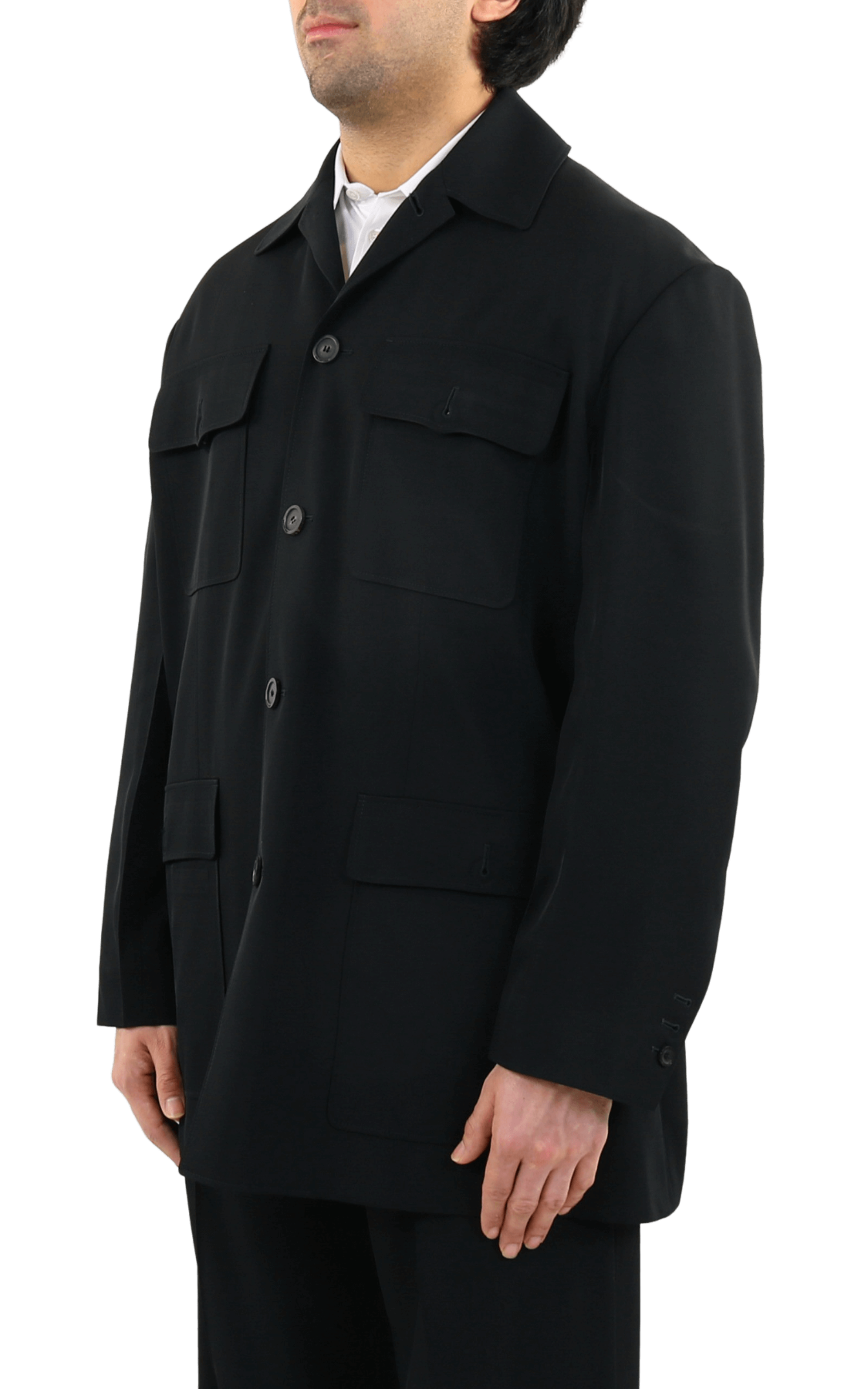Heren Flap Pockets Jacket